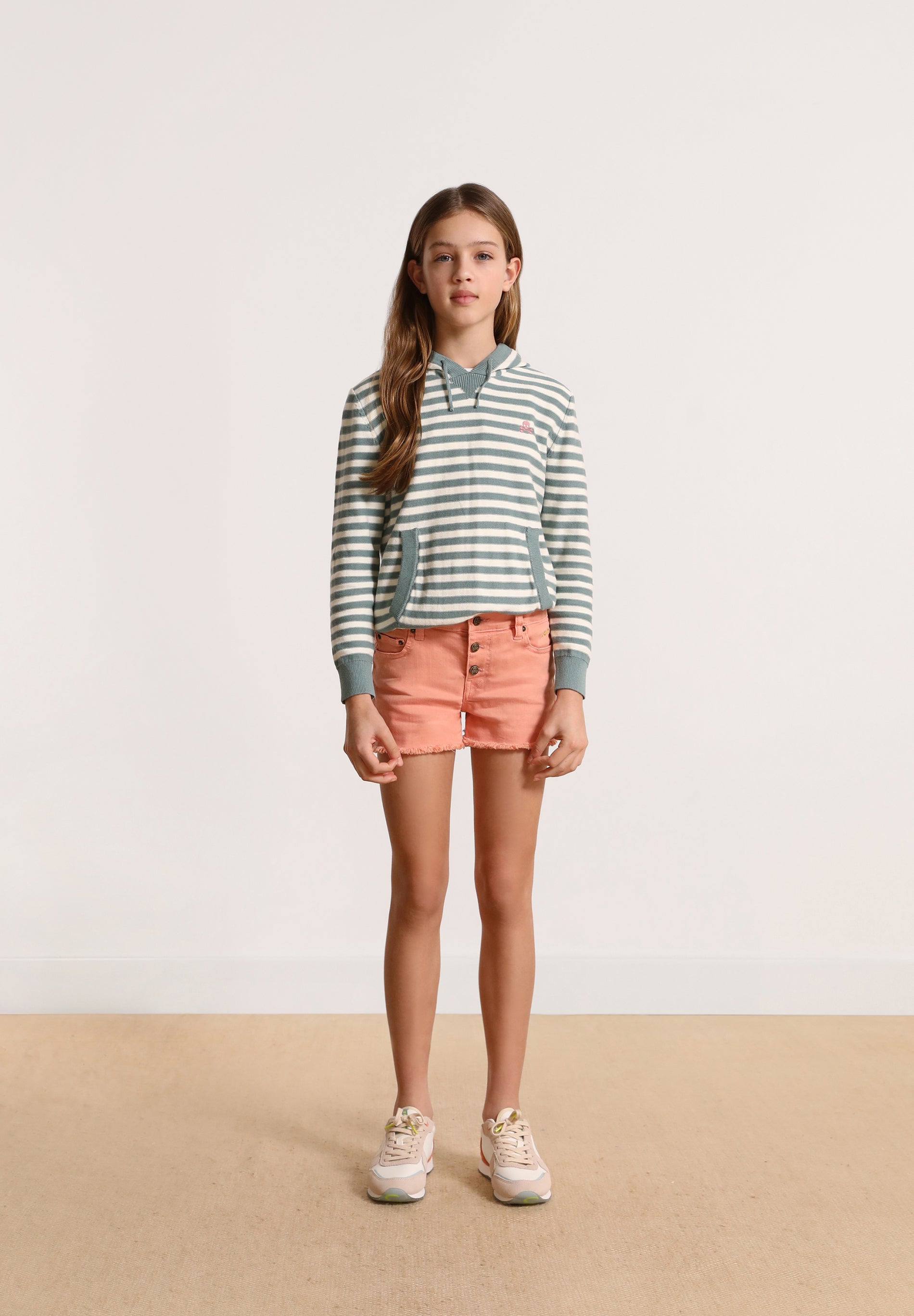 FRAYED EDGE BERMUDA SHORTS