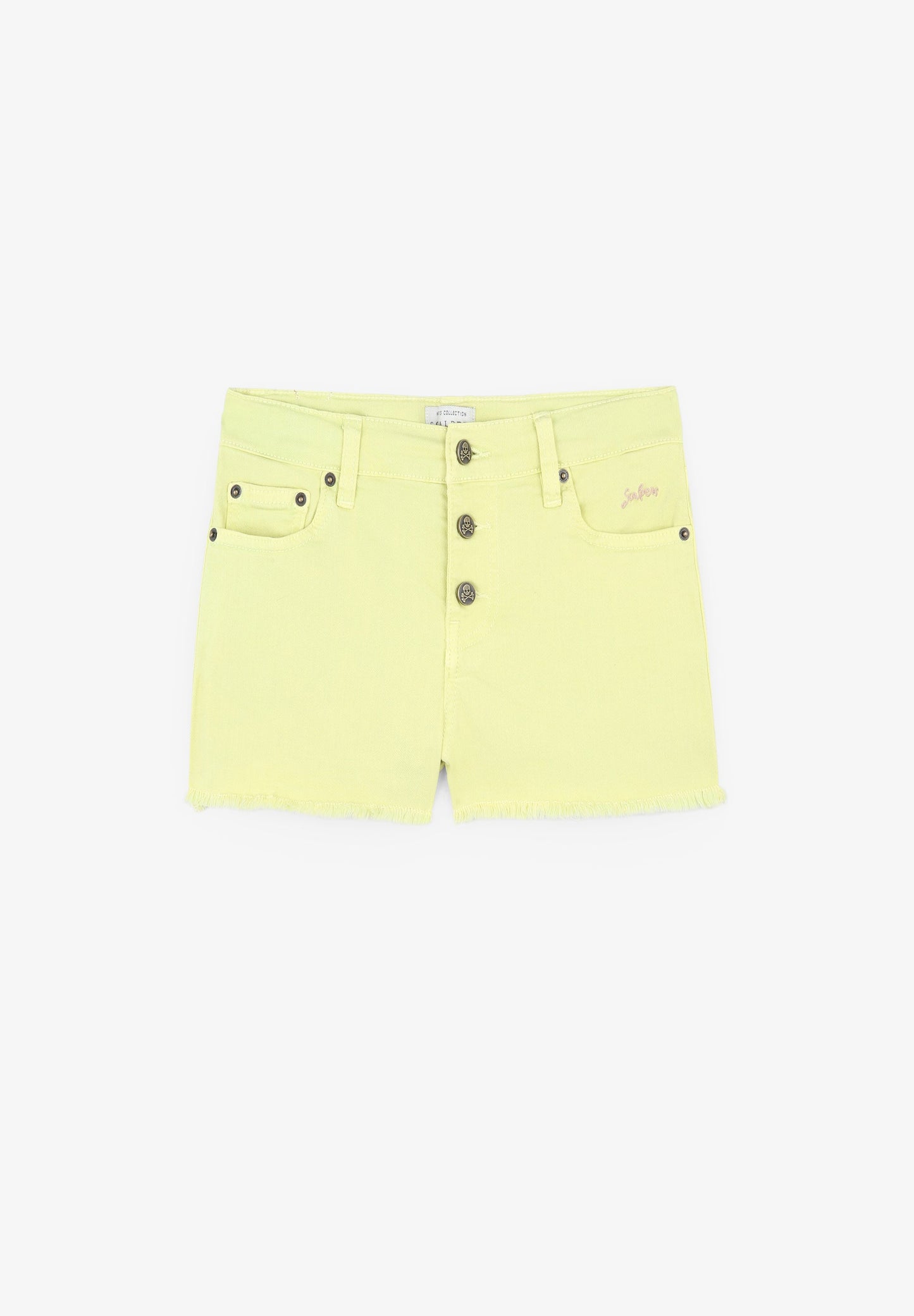 FRAYED EDGE BERMUDA SHORTS