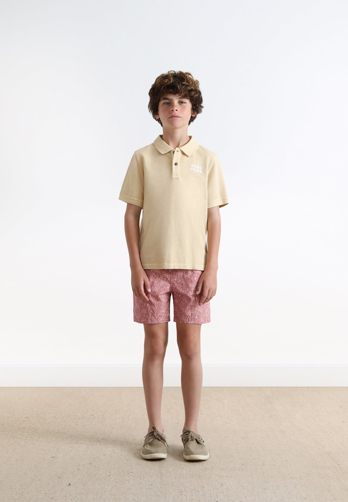 SWIMMING TRUNKS WITH SKULL DESIGN