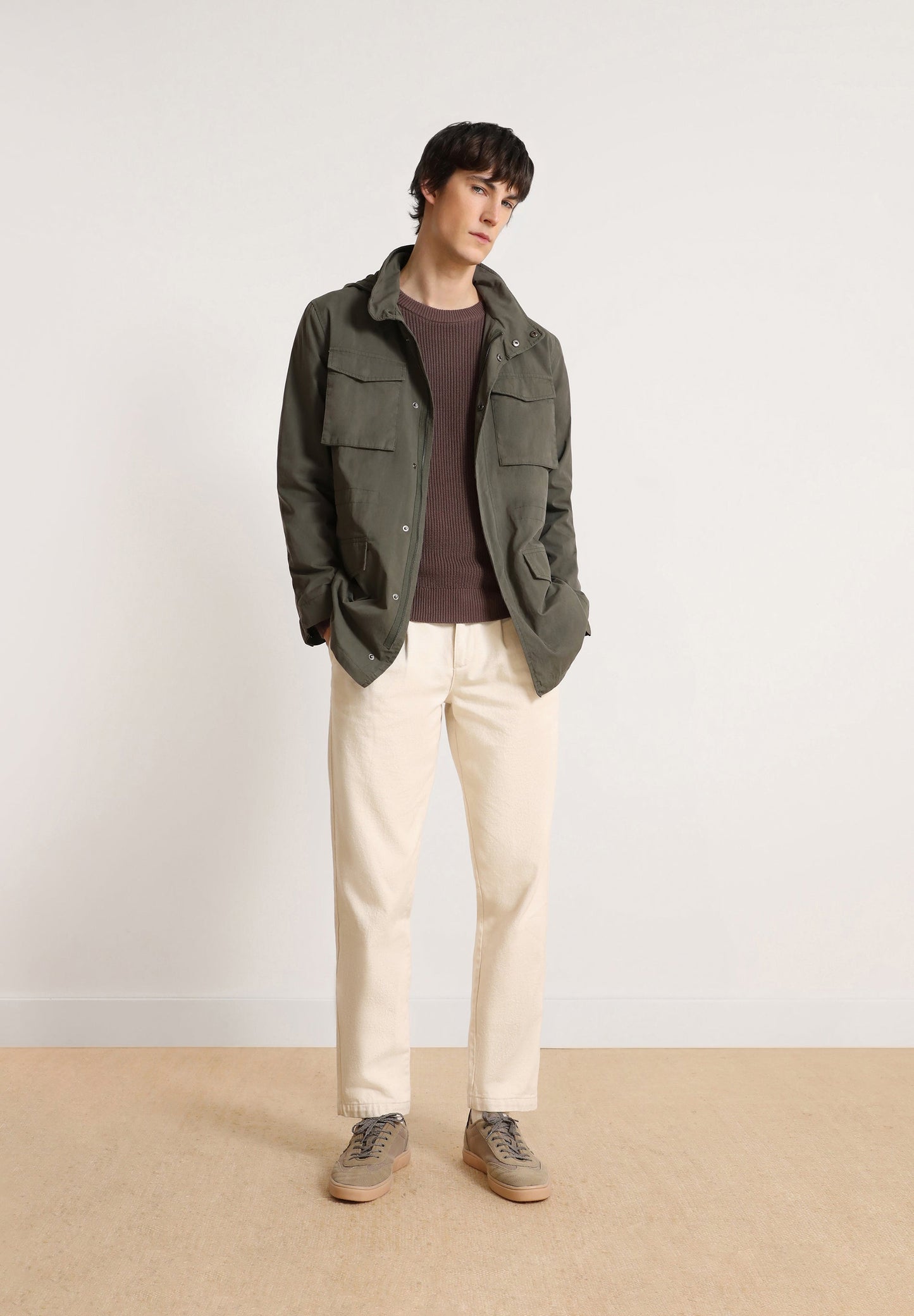 MILITARY JACKET WITH POCKETS