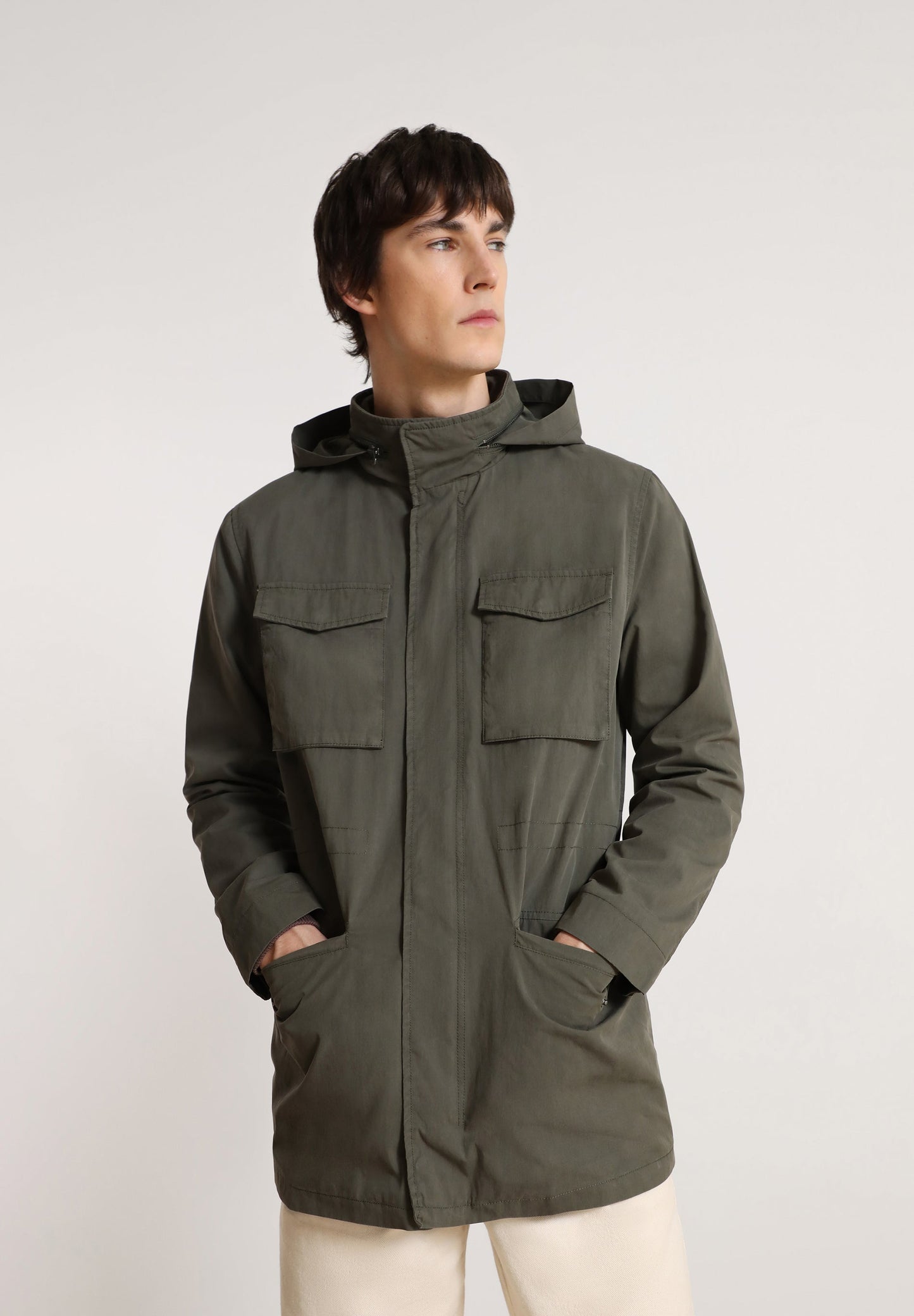 MILITARY JACKET WITH POCKETS
