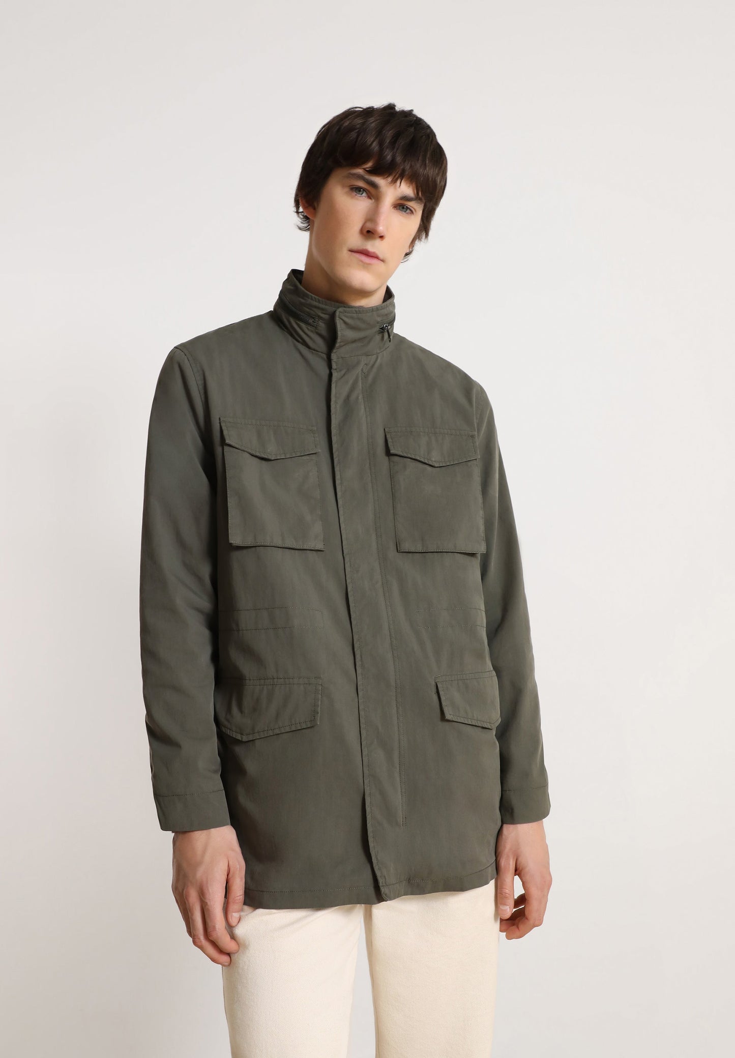 MILITARY JACKET WITH POCKETS