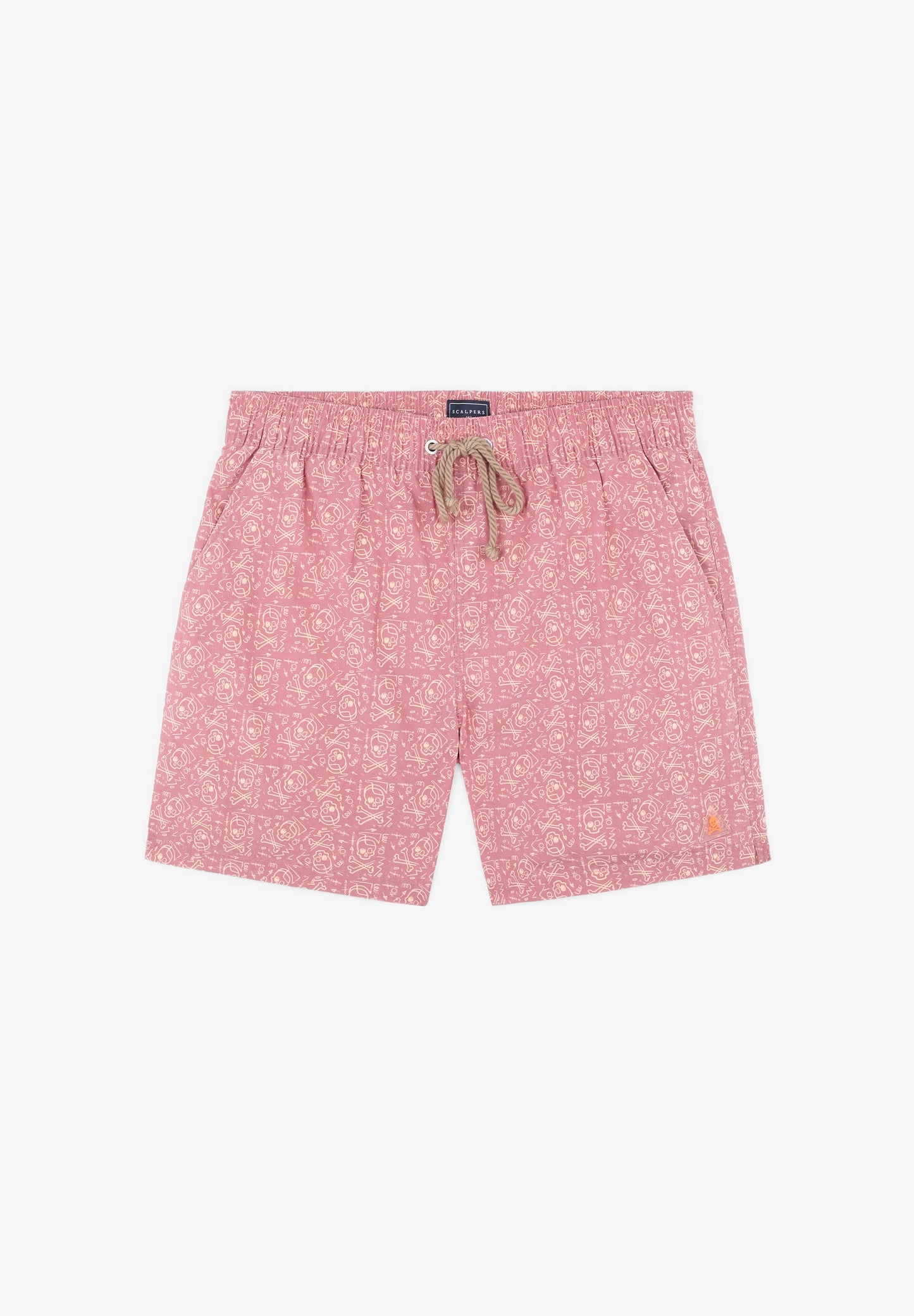 SWIMMING TRUNKS WITH SKULL DESIGN