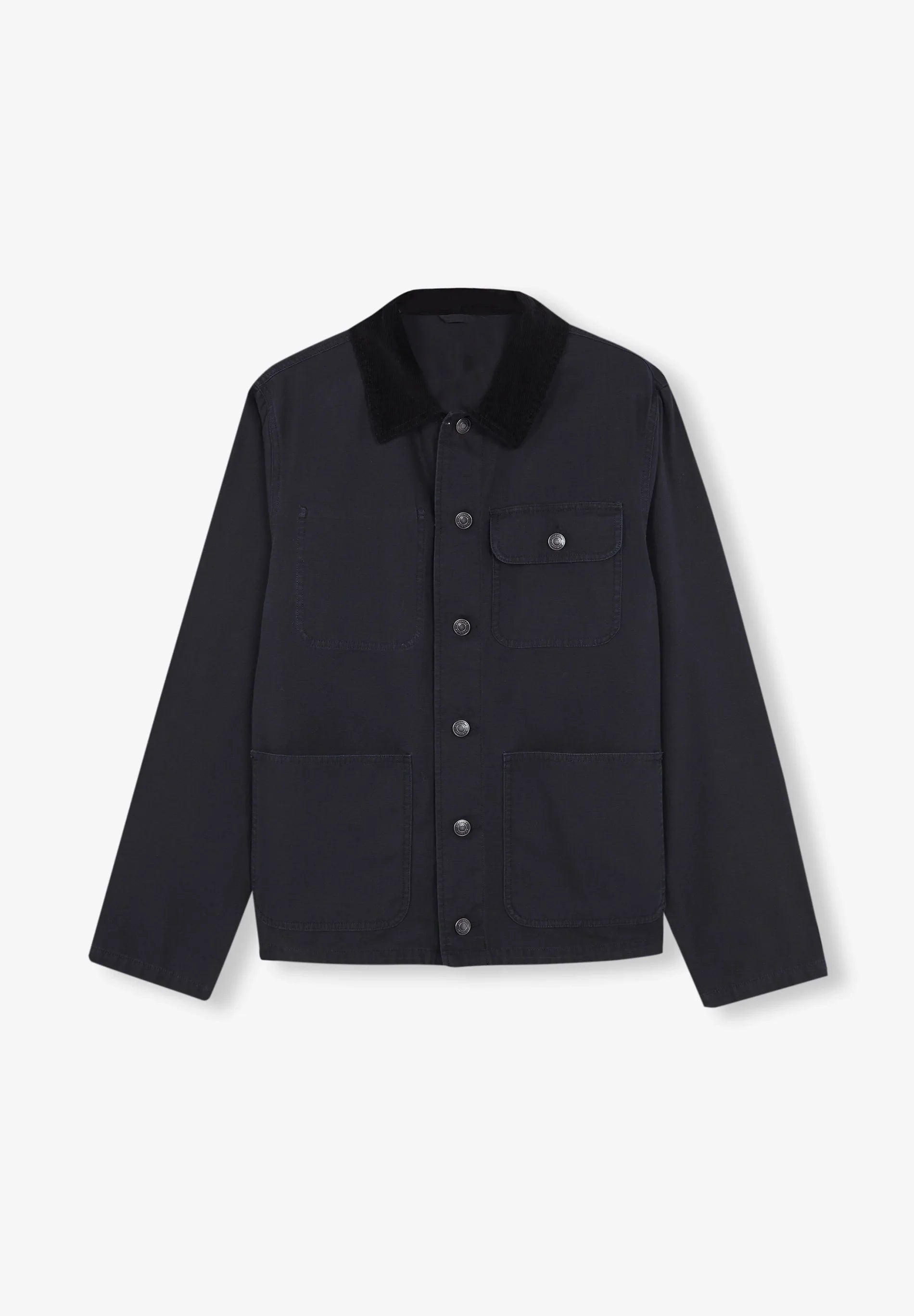 JACKET WITH CORDUROY COLLAR