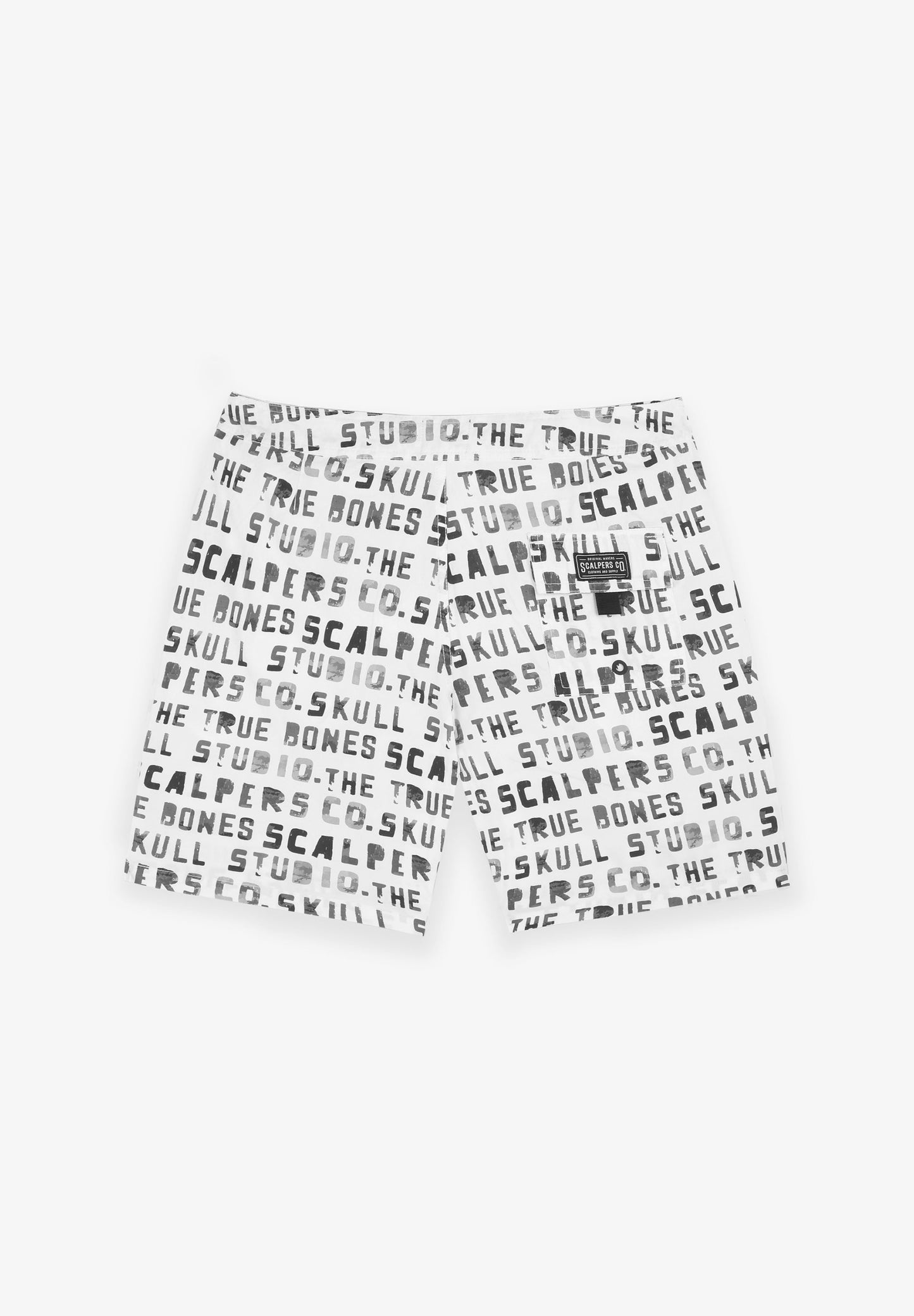 SWIMMING TRUNKS WITH TEXT PRINT