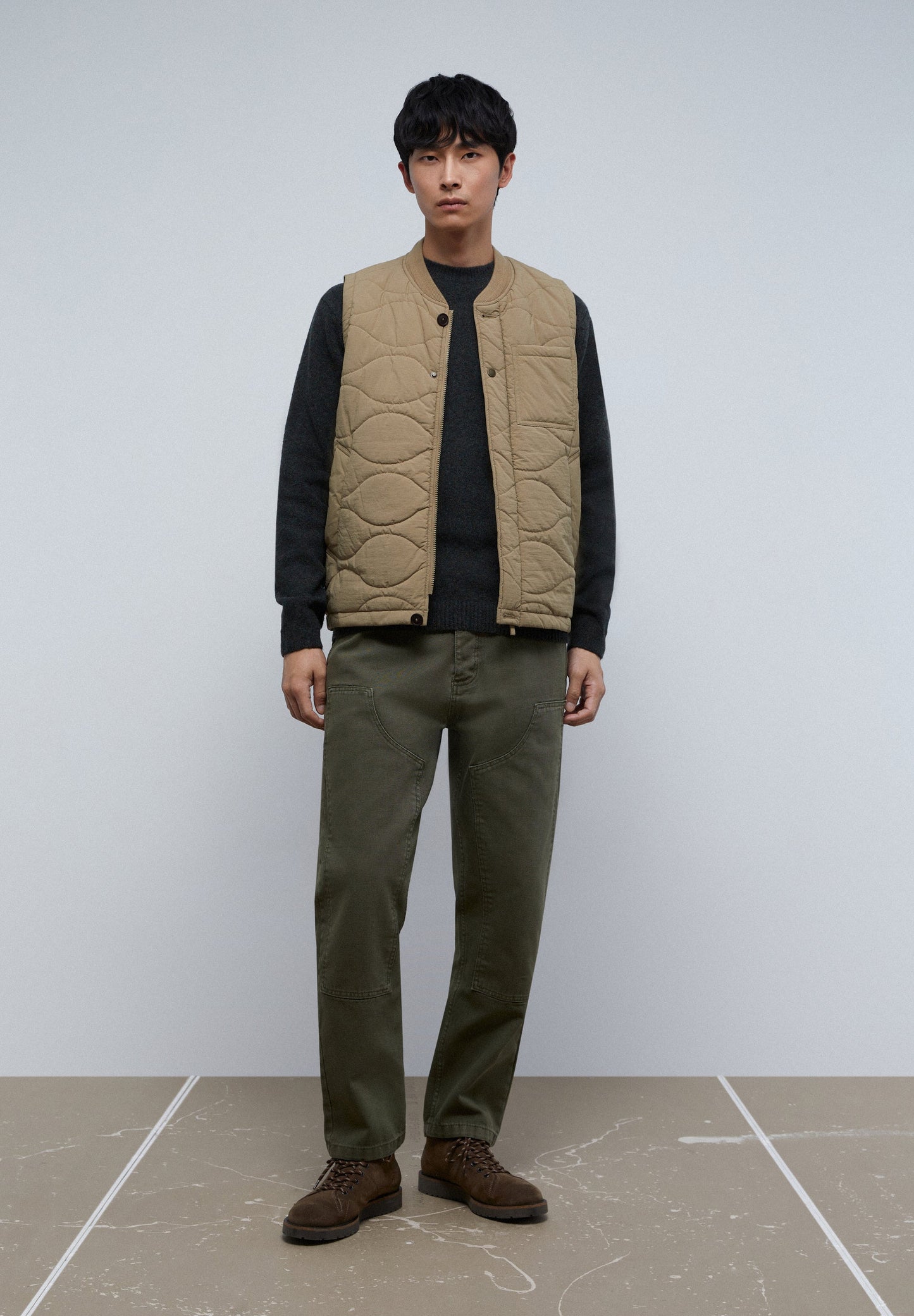 TWILL PATCH TROUSERS