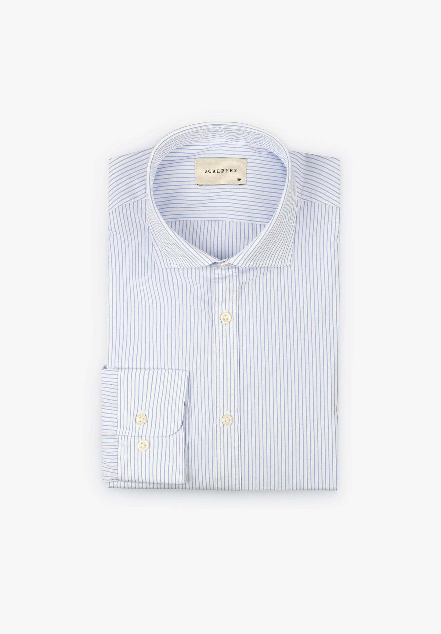PIN STRIPE SLIM-FIT SHIRT