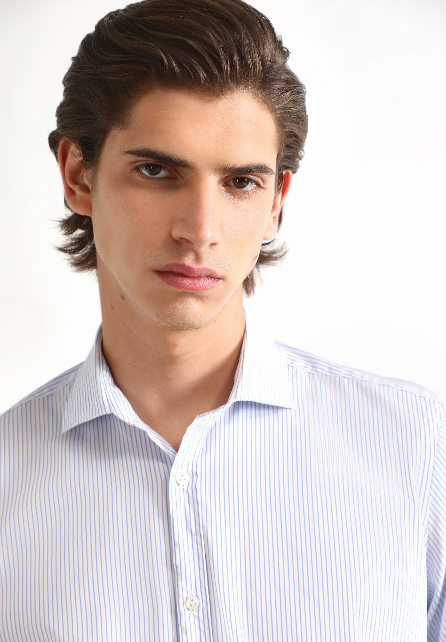 PIN STRIPE SLIM-FIT SHIRT
