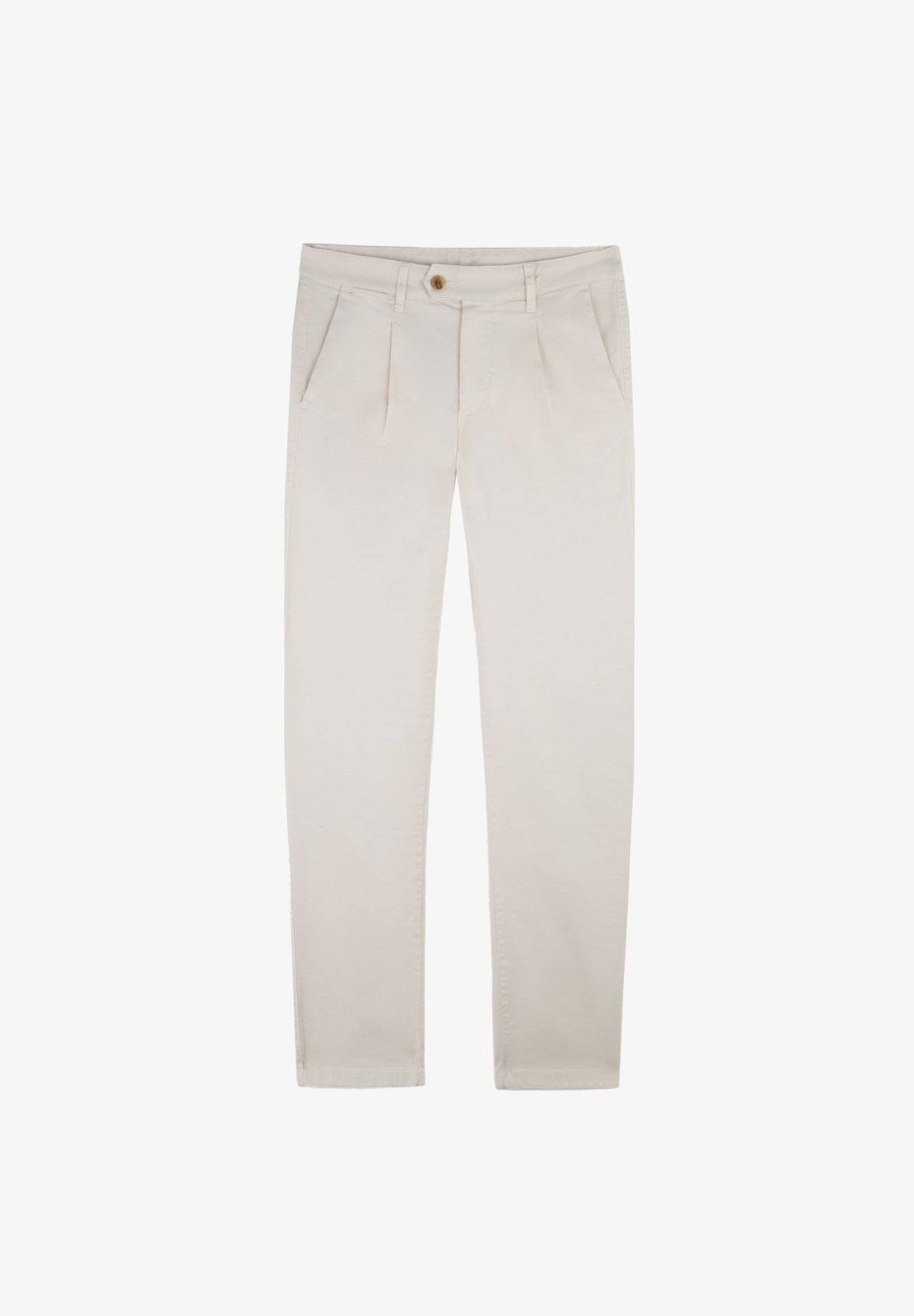 PLEATED CHINOS