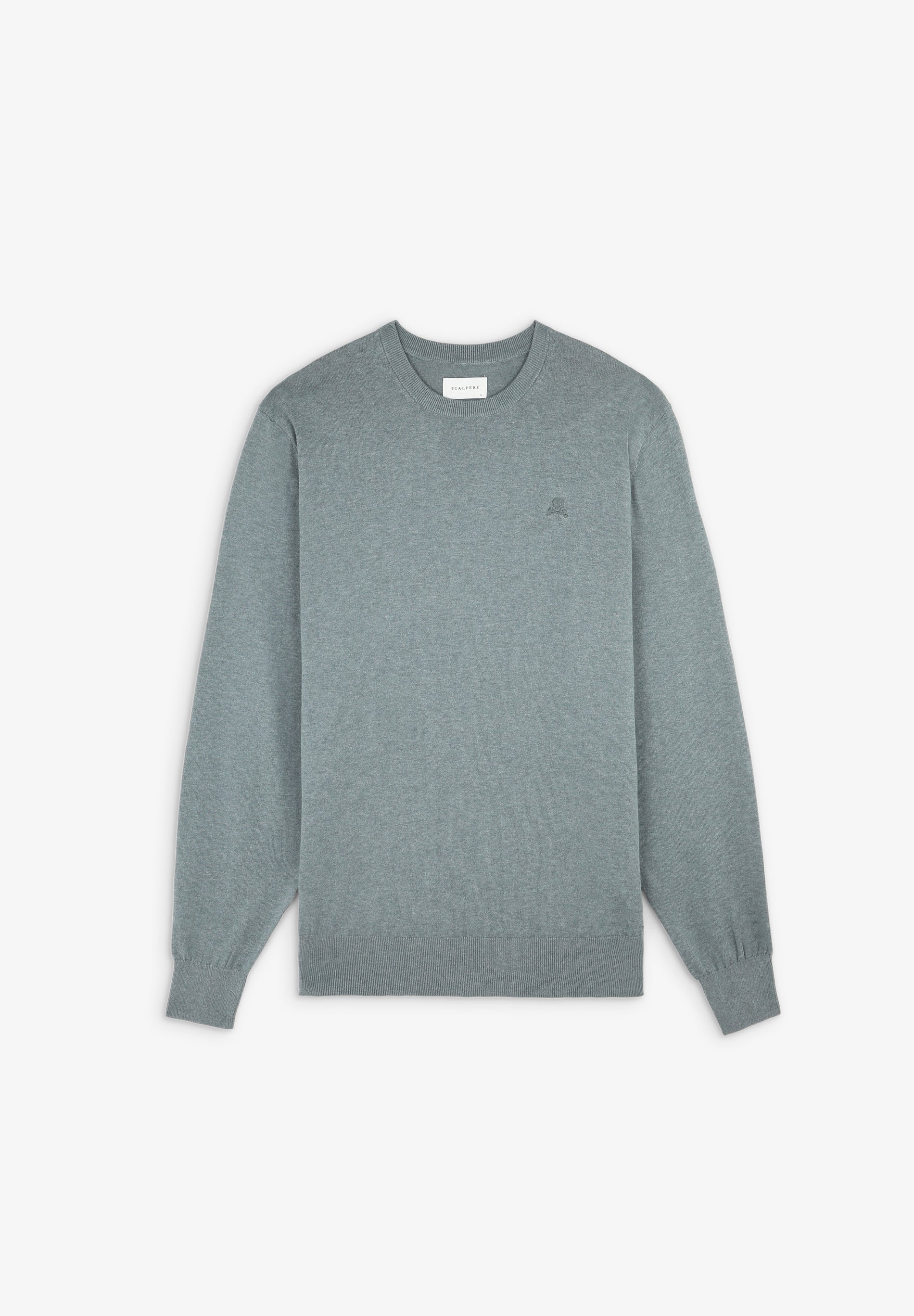 ROUND NECK SWEATER WITH SKULL