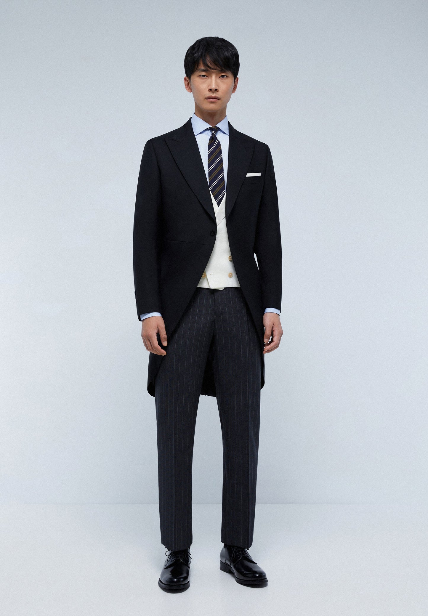 CLASSIC TWO-PIECE WOOL MORNING SUIT