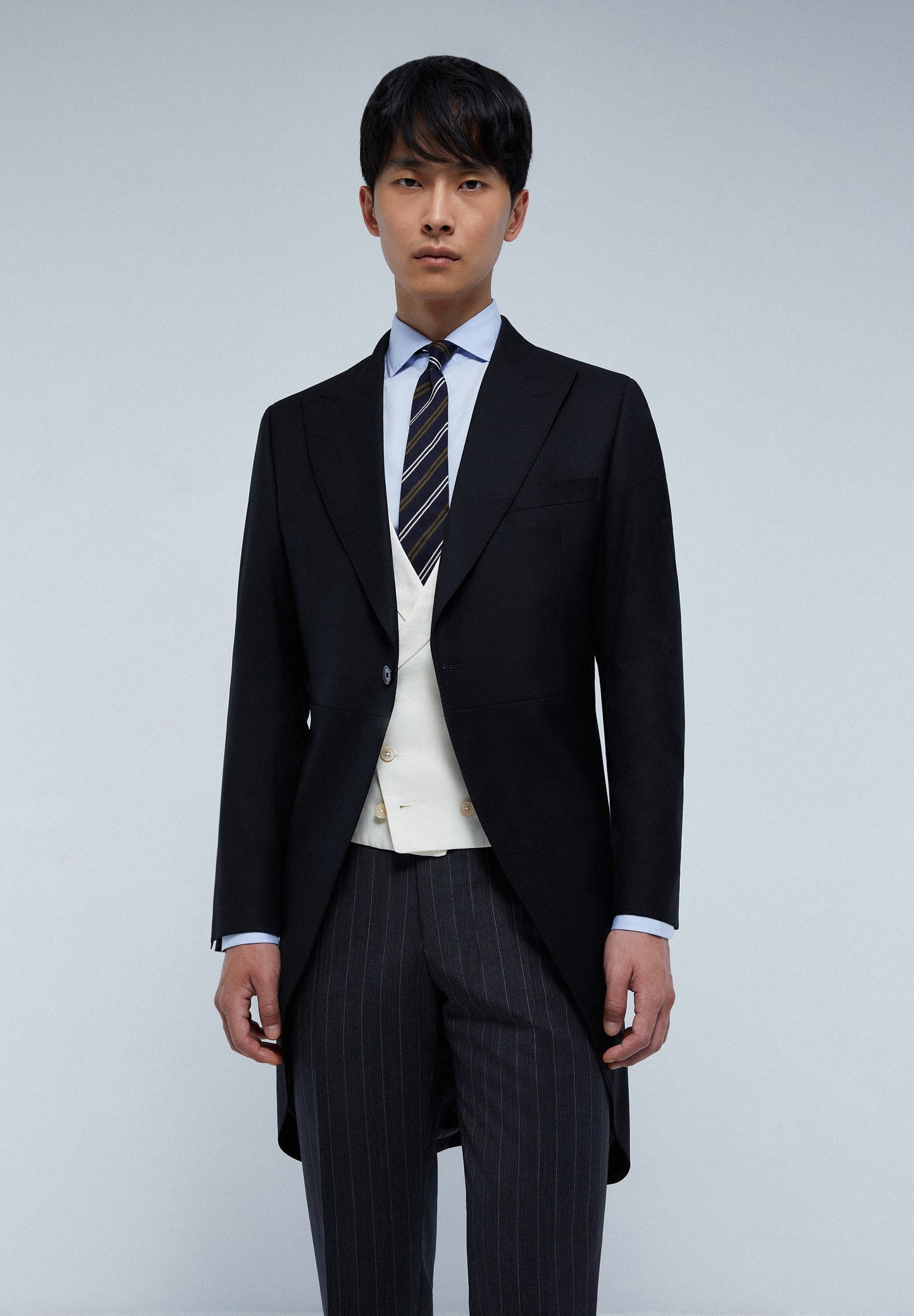 CLASSIC TWO-PIECE WOOL MORNING SUIT