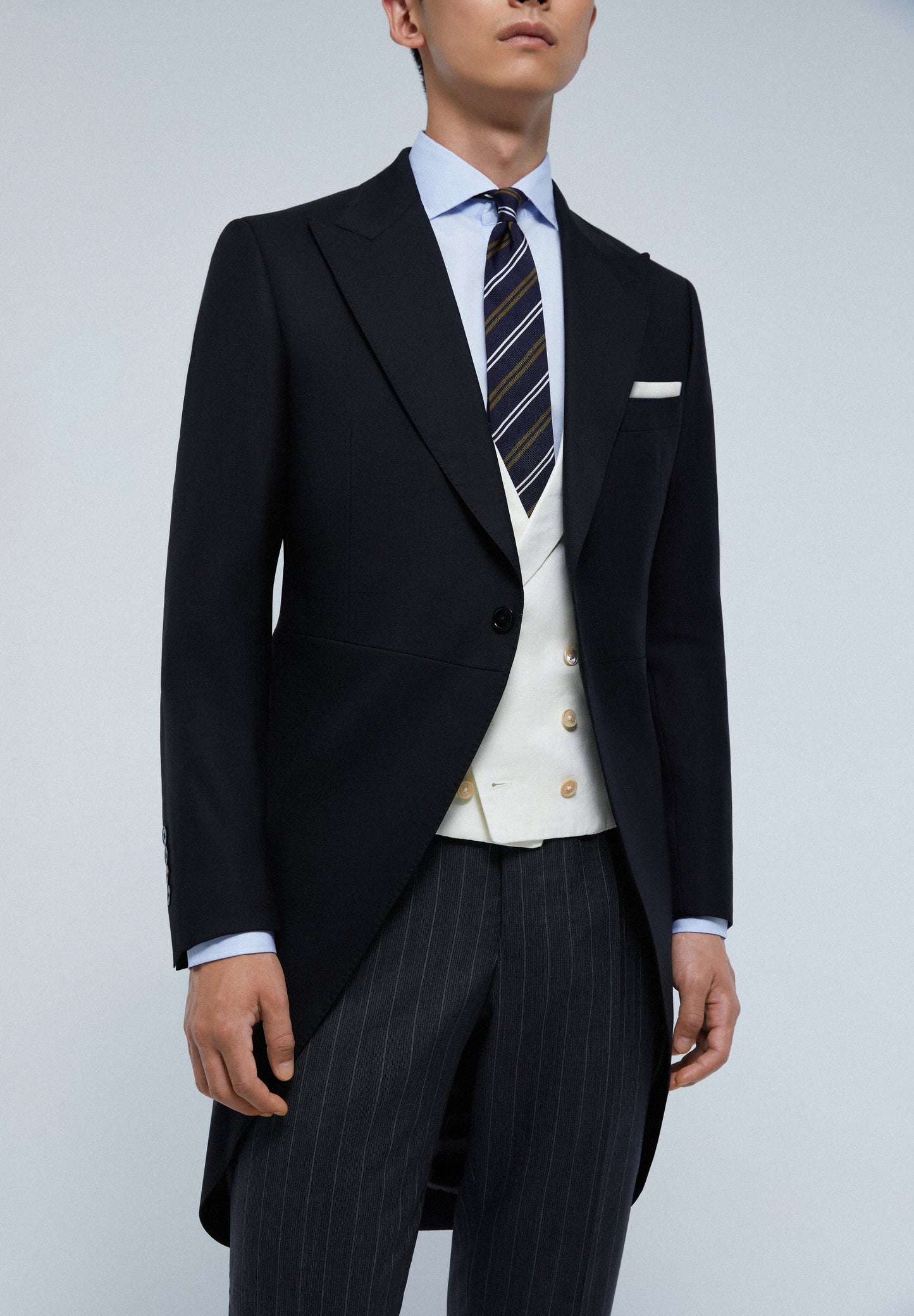 CLASSIC TWO-PIECE WOOL MORNING SUIT