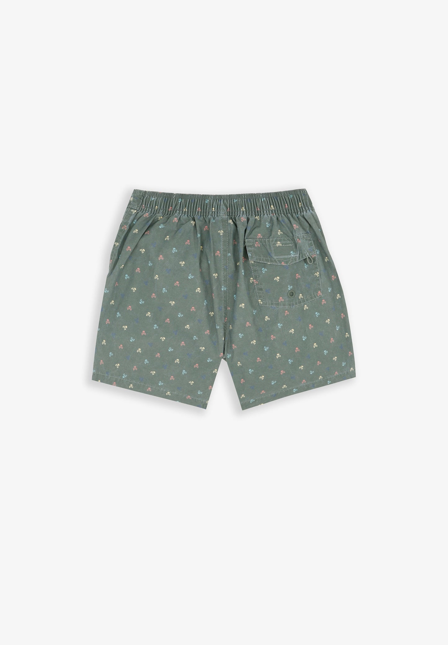 SWIMMING TRUNKS WITH ALL-OVER SKULLS
