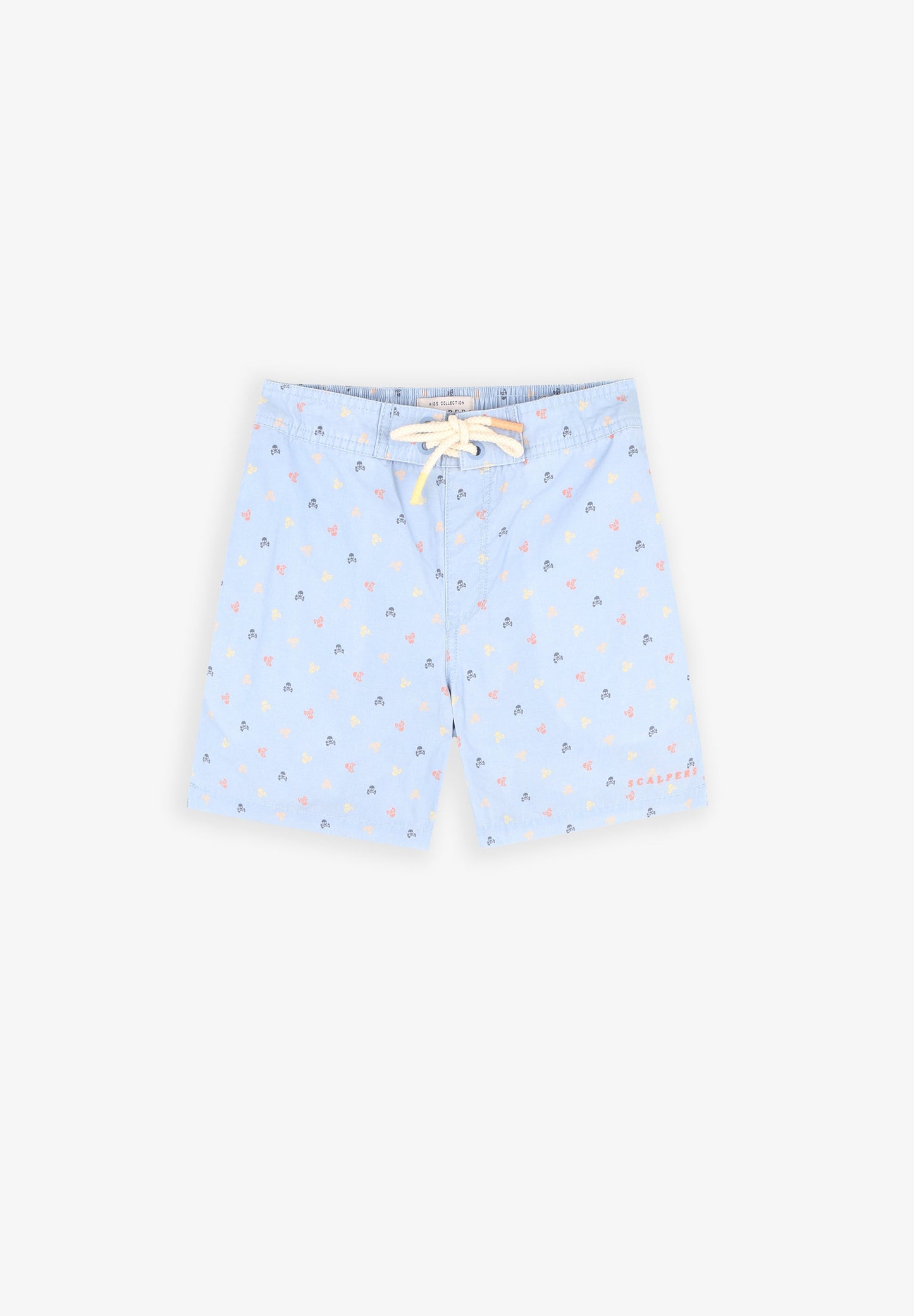 SWIMMING TRUNKS WITH ALL-OVER SKULLS