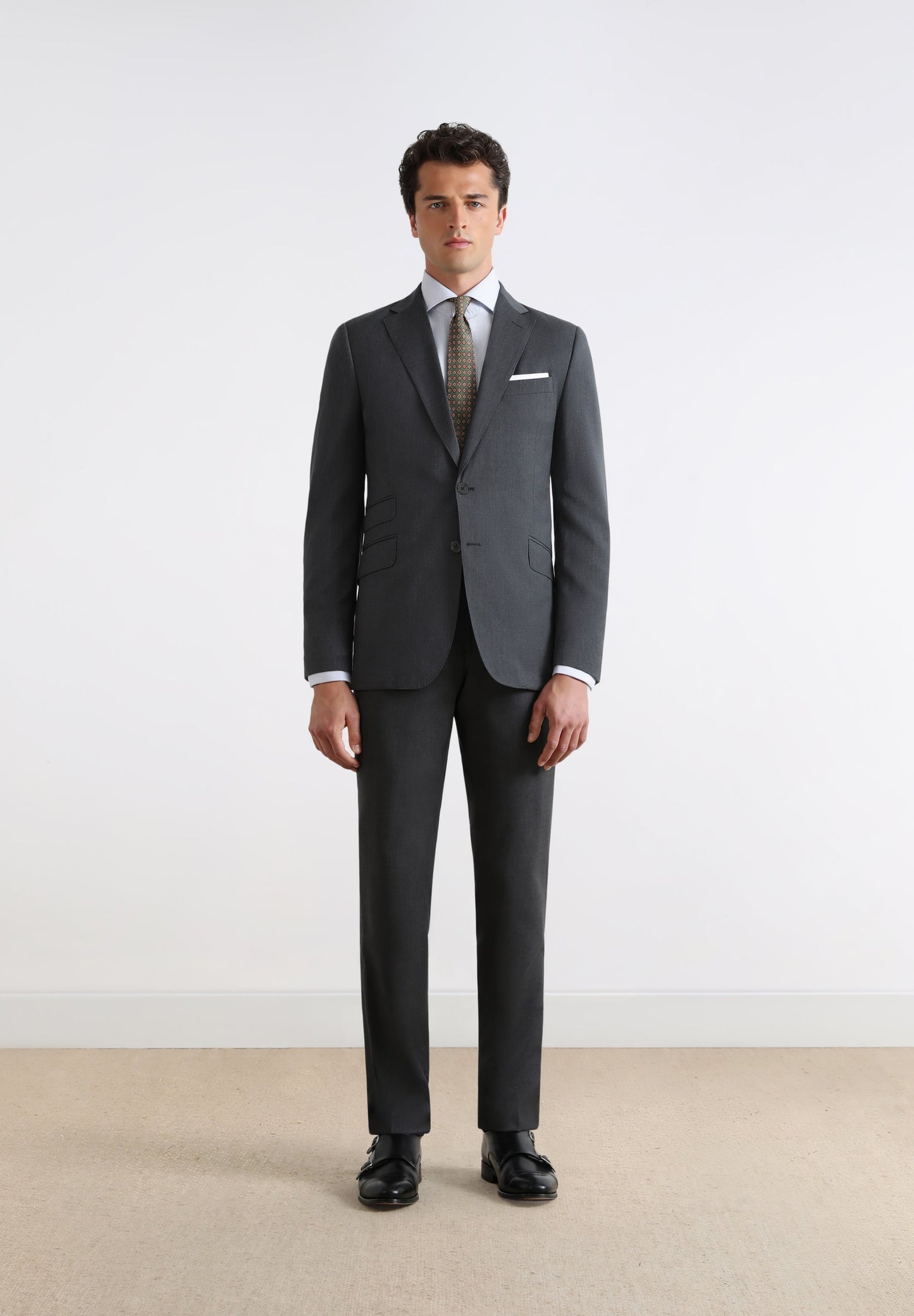 WOOL TEXTURED SUIT