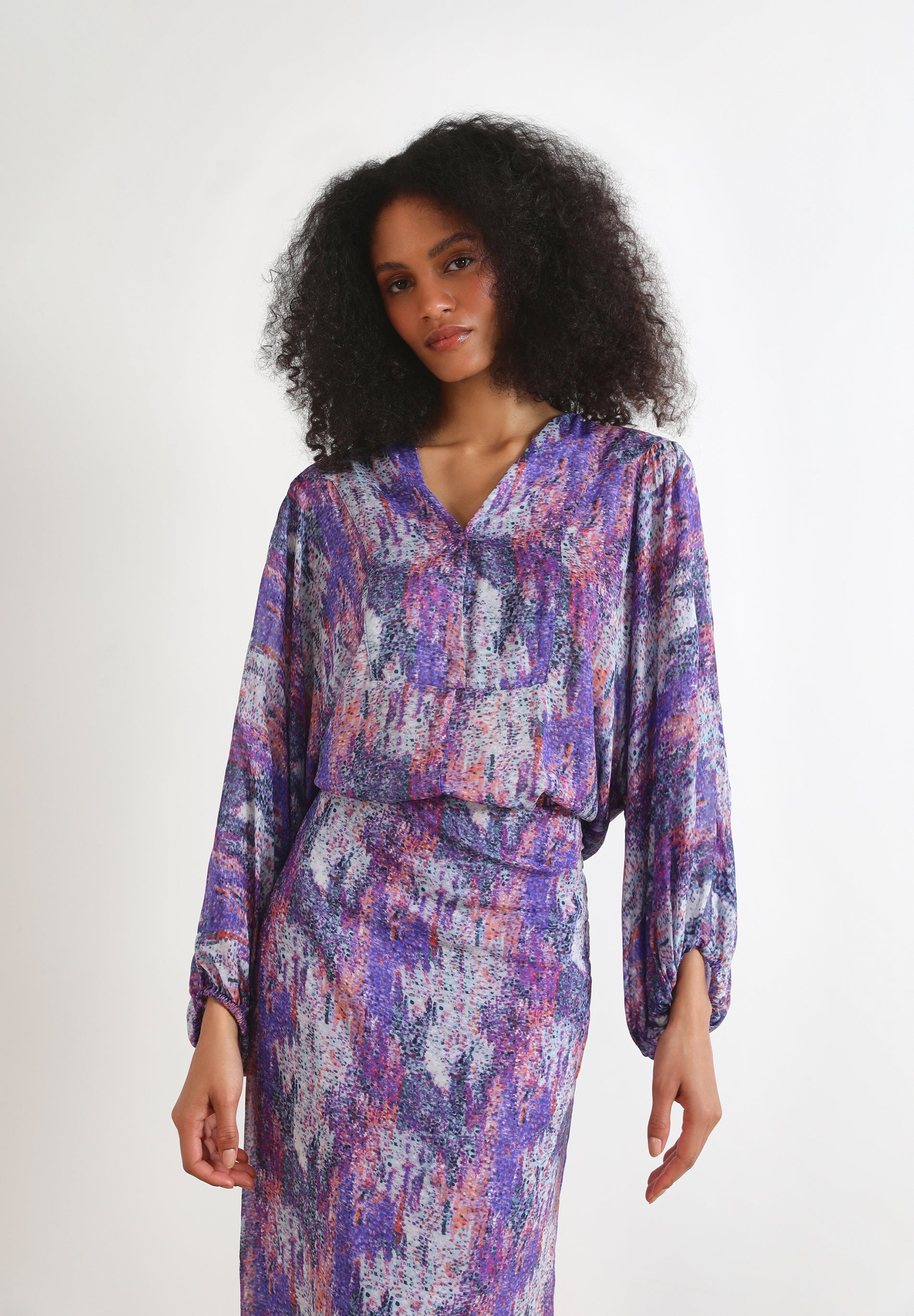 MULTICOLOURED BLOUSE