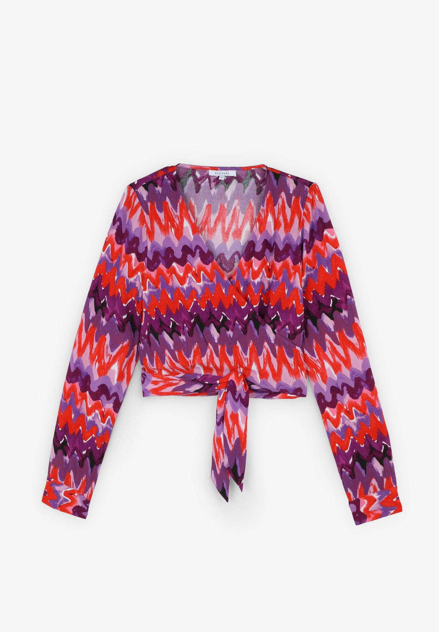 MULTIWAY BLOUSE WITH TIE FASTENING