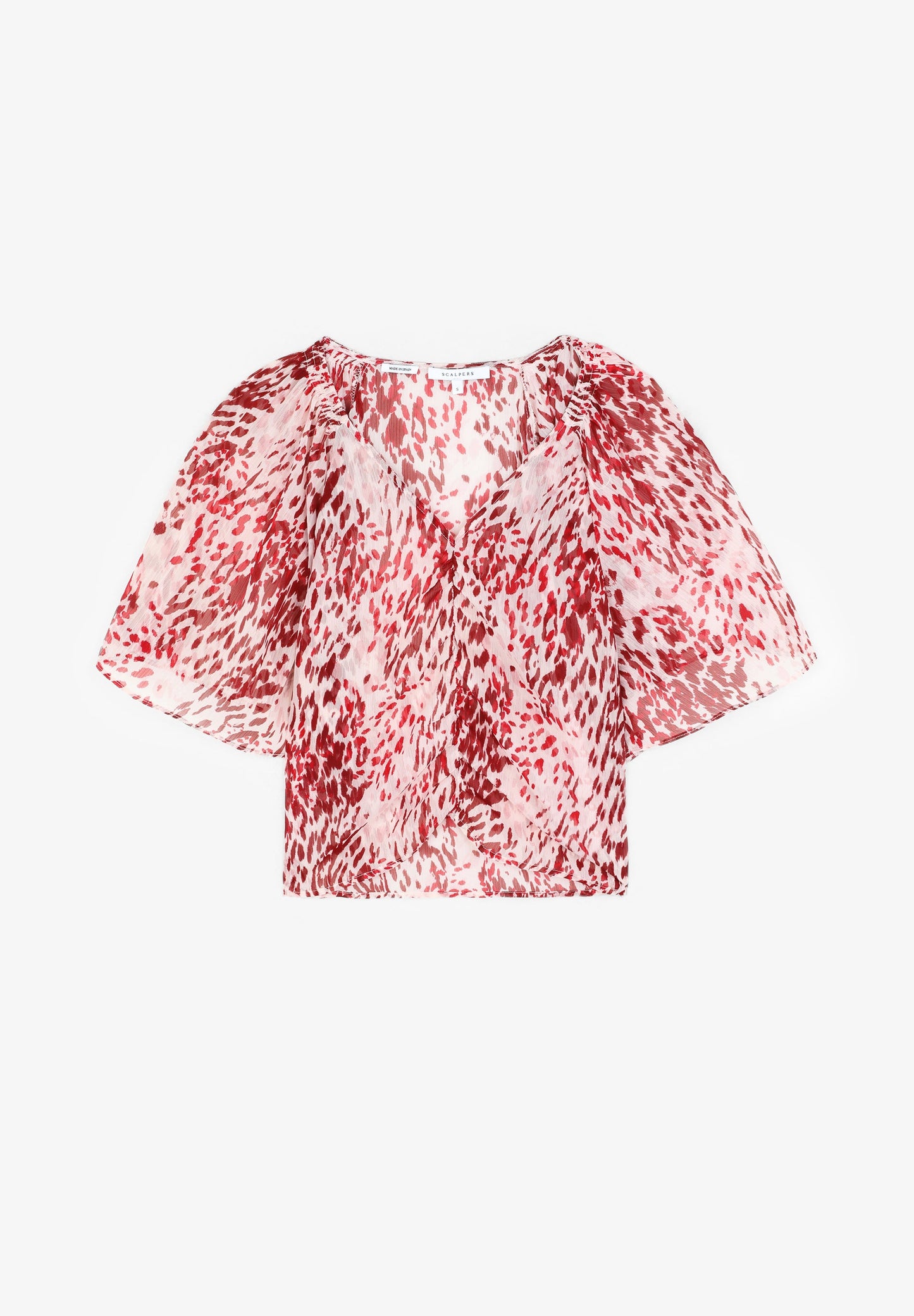 FLOWING SLEEVE BLOUSE