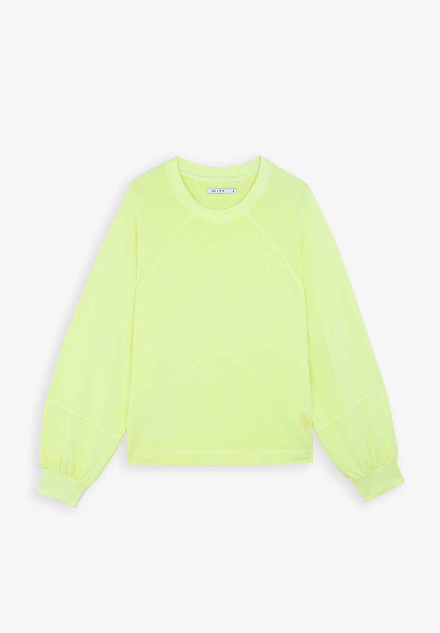 RANGLAN SLEEVE FADED SWEATSHIRT