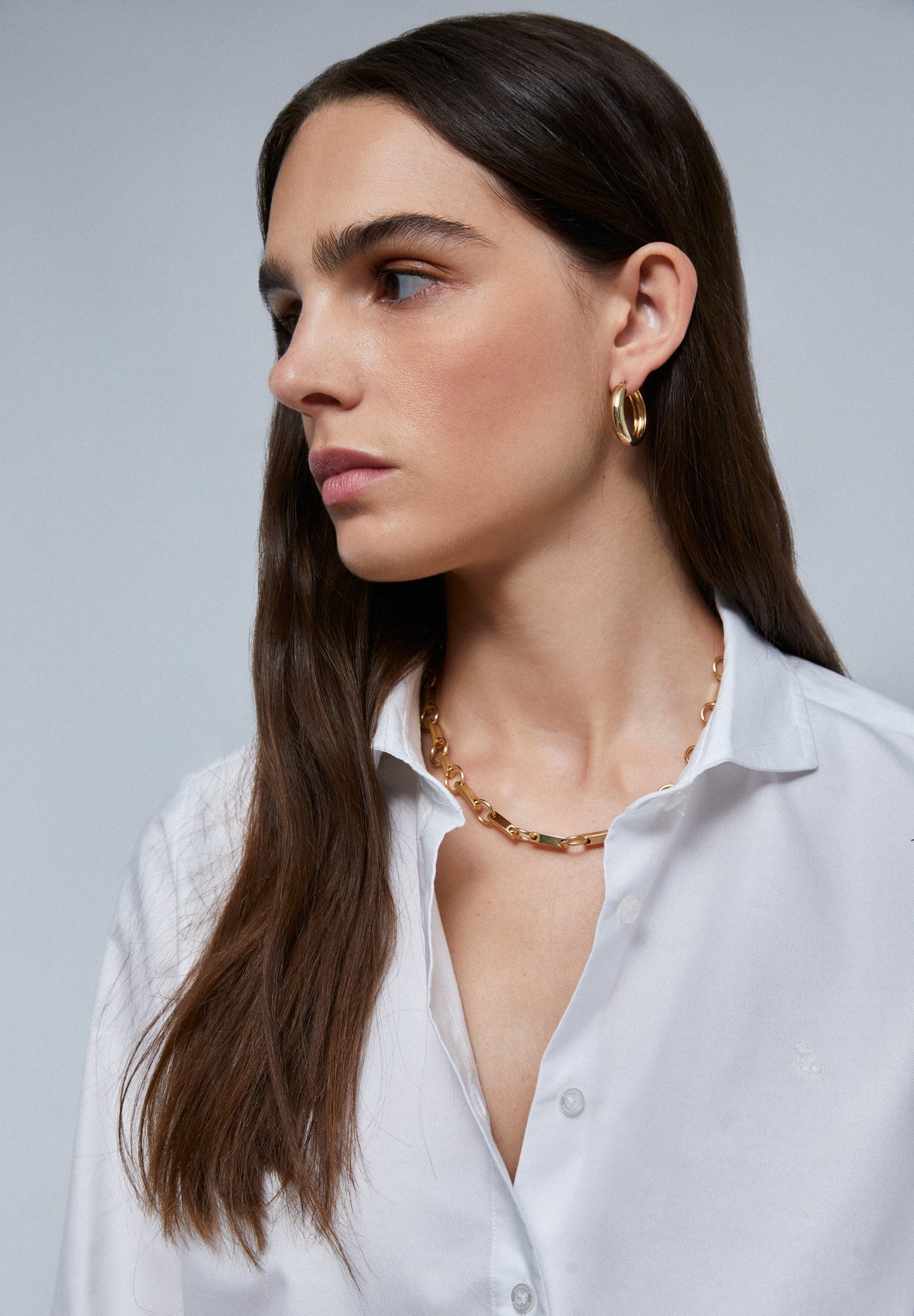 CLASSIC SHIRT WITH CHEST EMBROIDERY