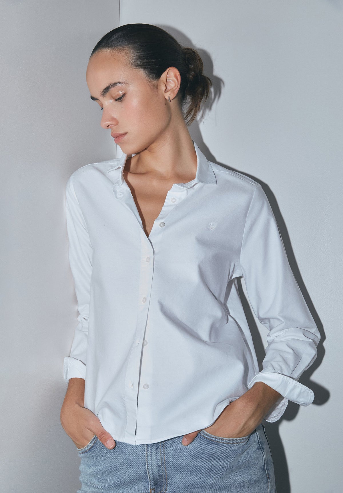 OXFORD SHIRT WITH BUTTON-DOWN COLLAR