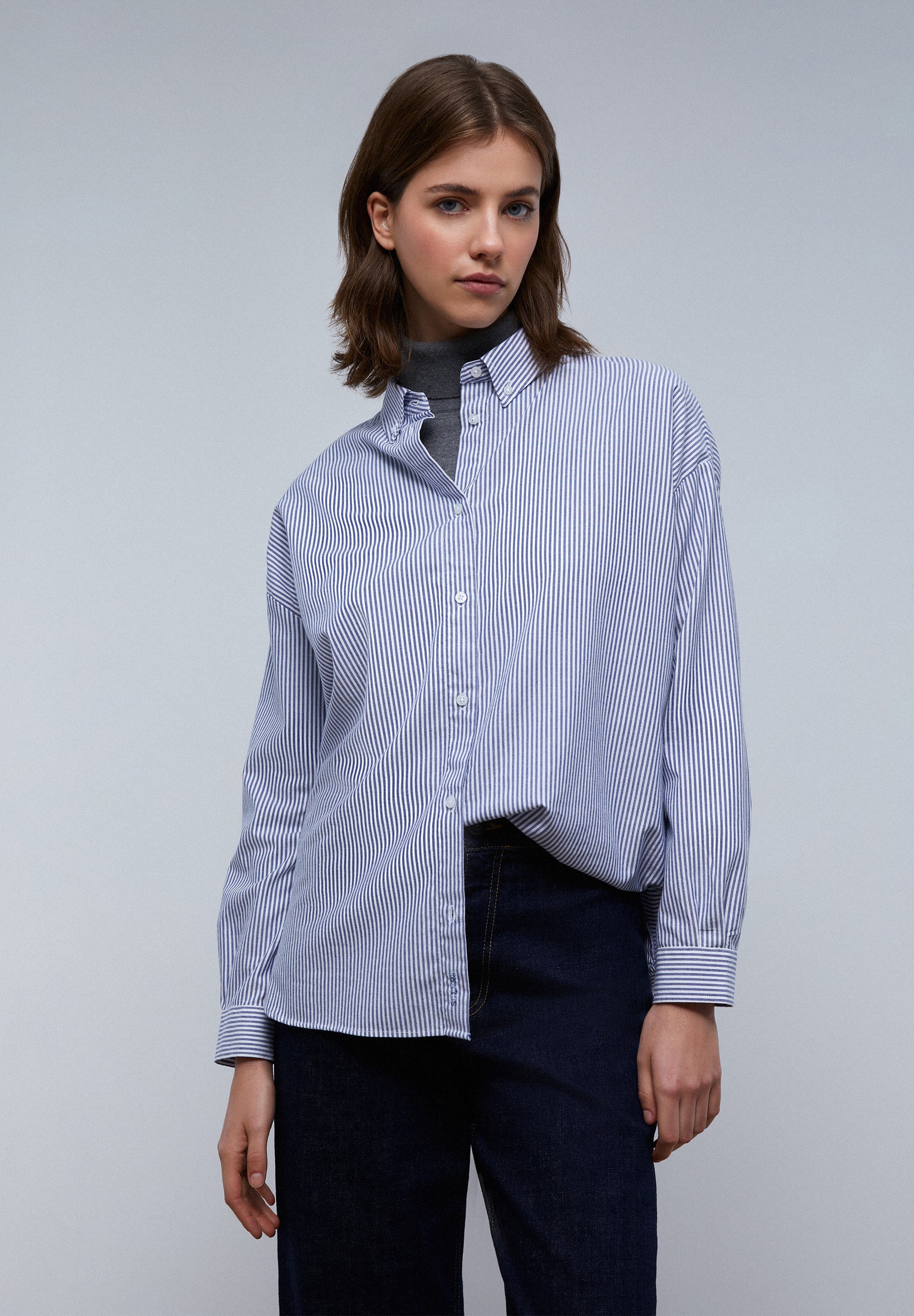 OXFORD SHIRT WITH BUTTON-DOWN COLLAR