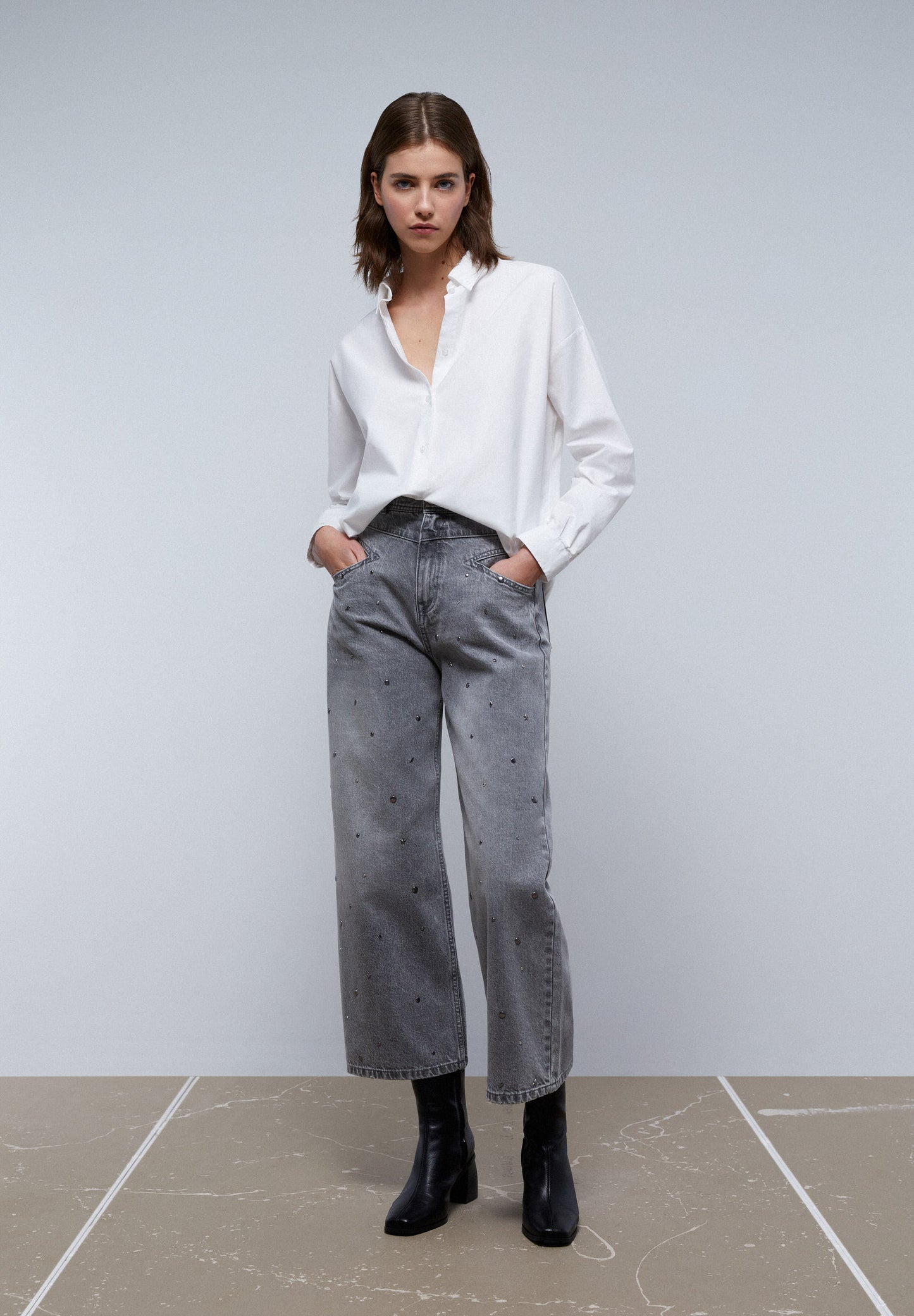 OXFORD SHIRT WITH BUTTON-DOWN COLLAR