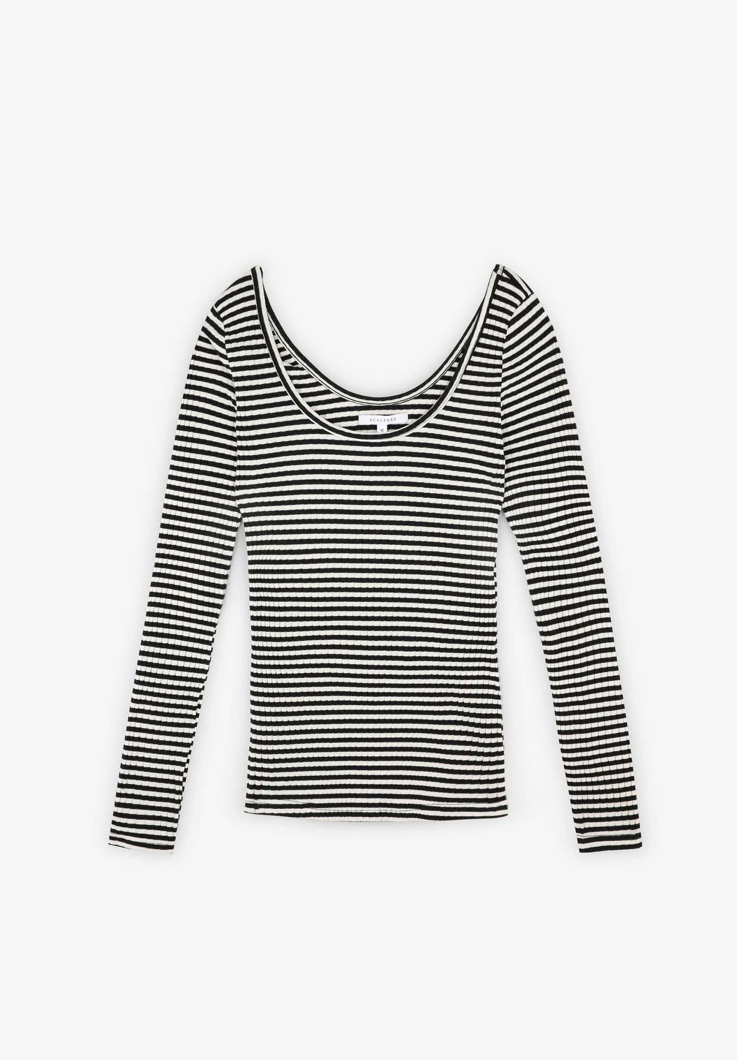 TWO-TONE STRIPED T-SHIRT