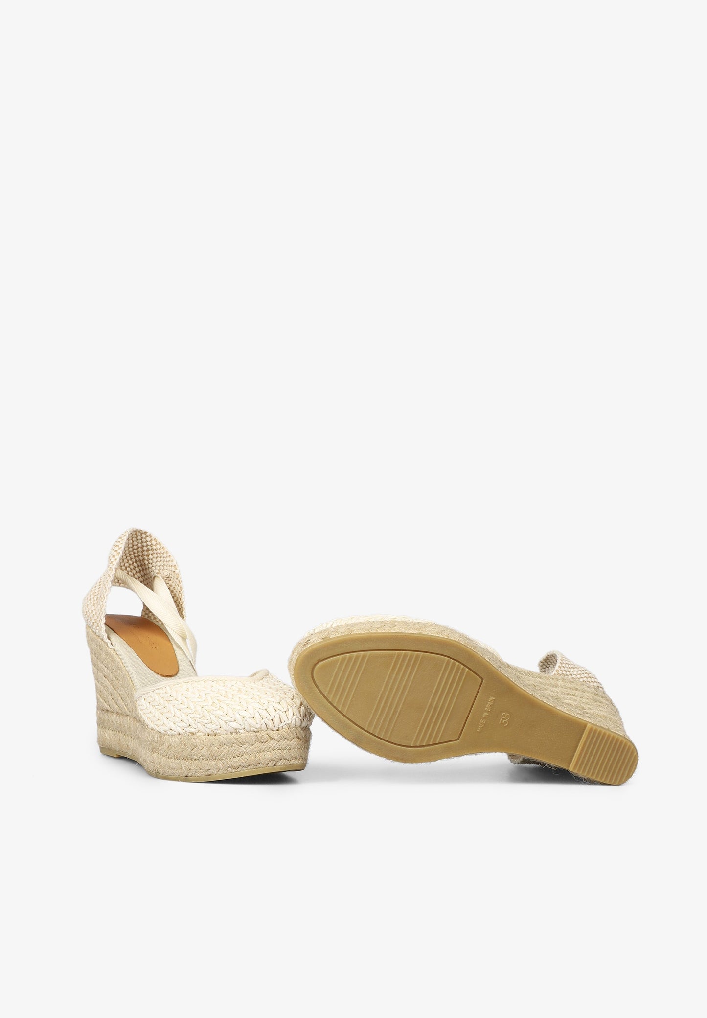 LINEN WEDGE ESPADRILLES