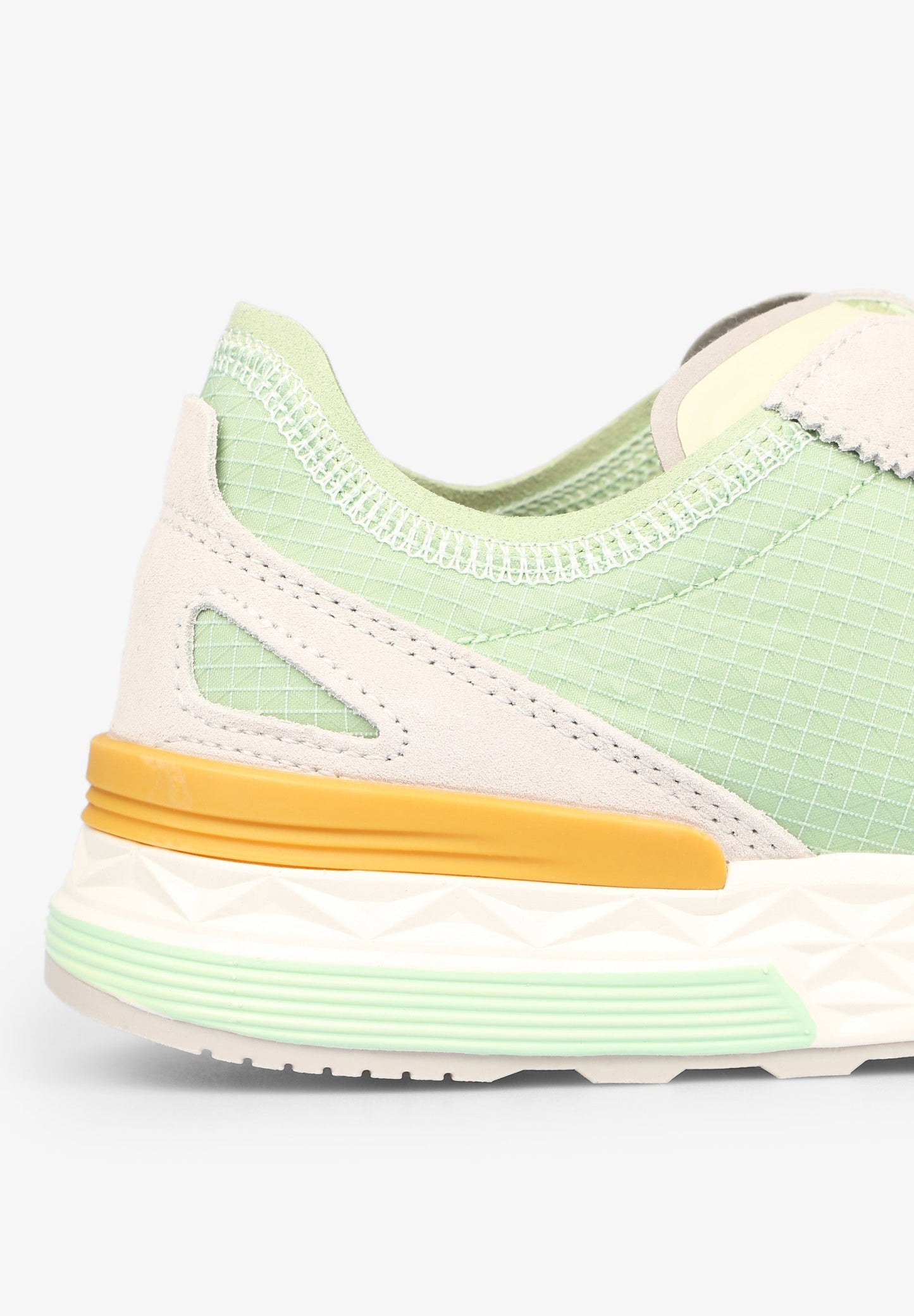 THREE-TONE SUEDE SNEAKERS