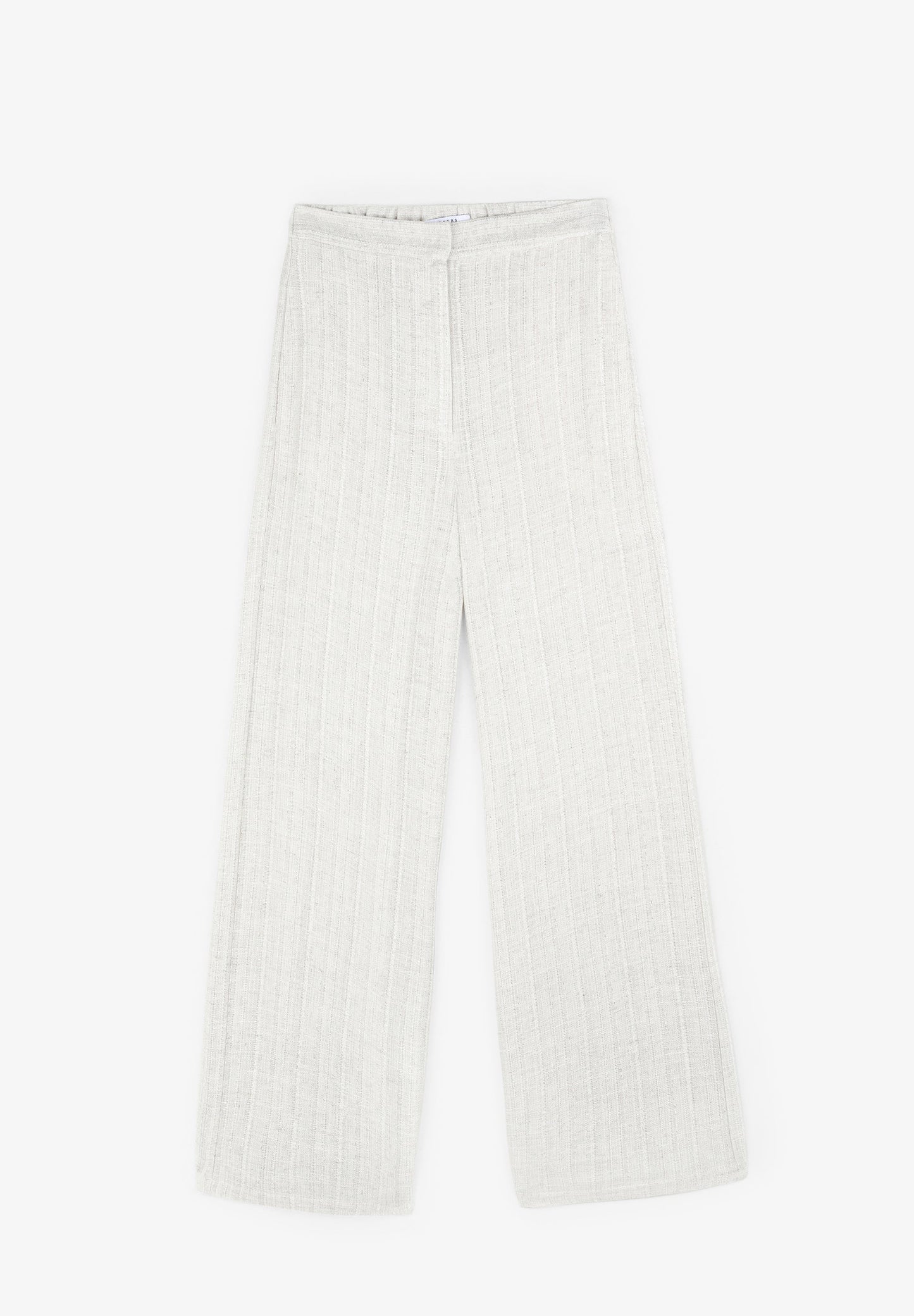 TROUSERS WITH METALLIC DETAILS