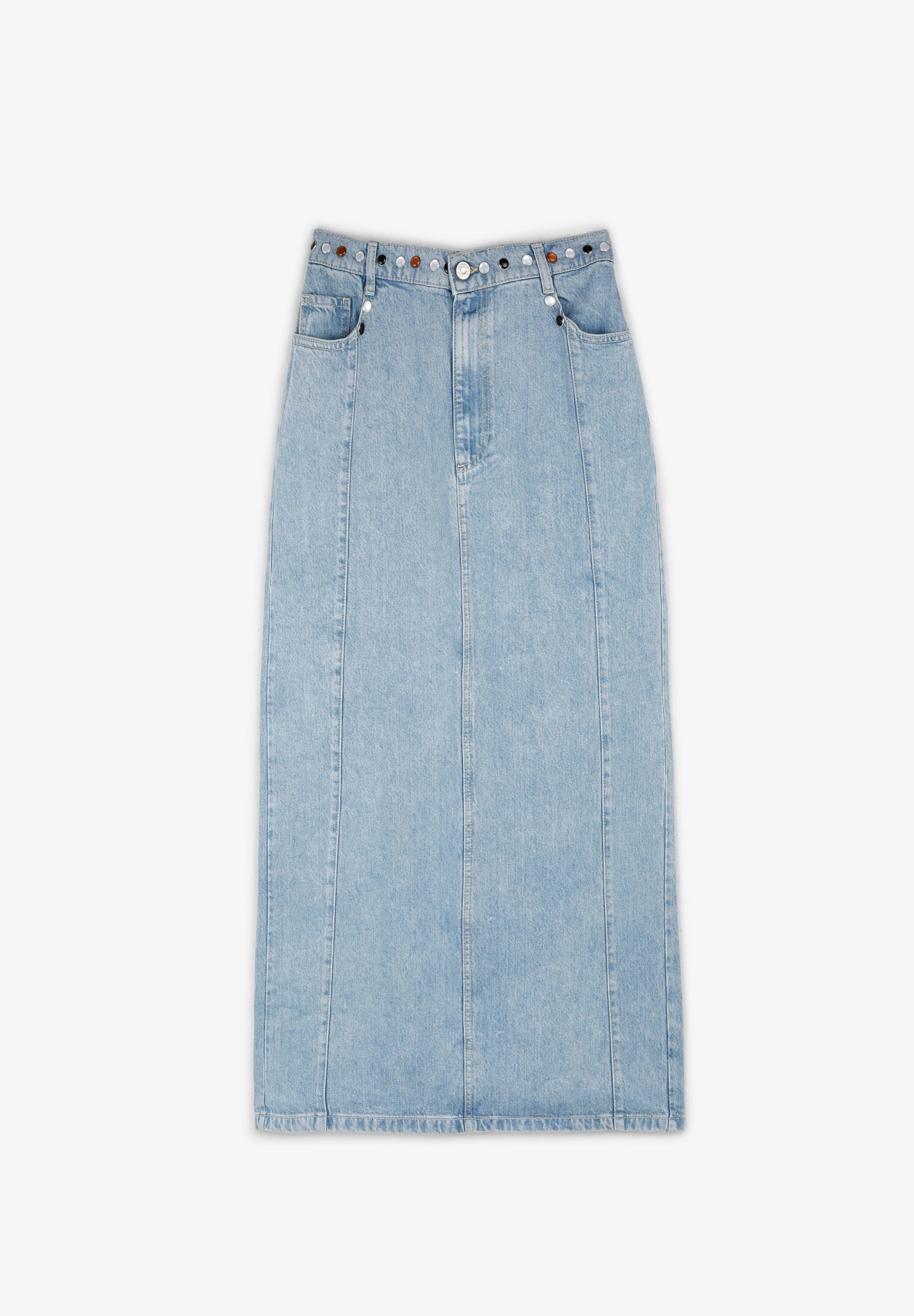 DENIM MIDI SKIRT