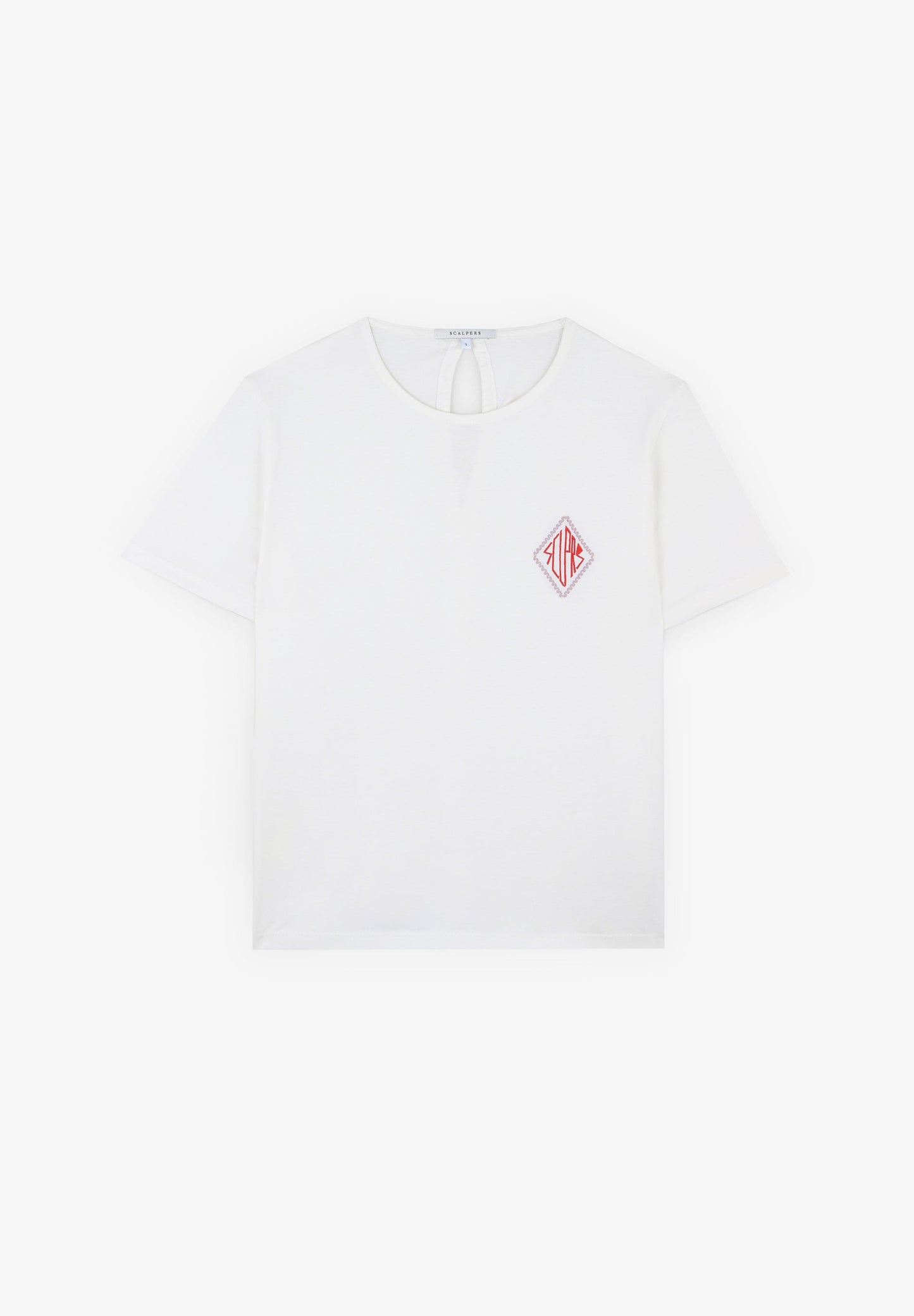 T-SHIRT WITH EMBROIDERY ON THE CHEST