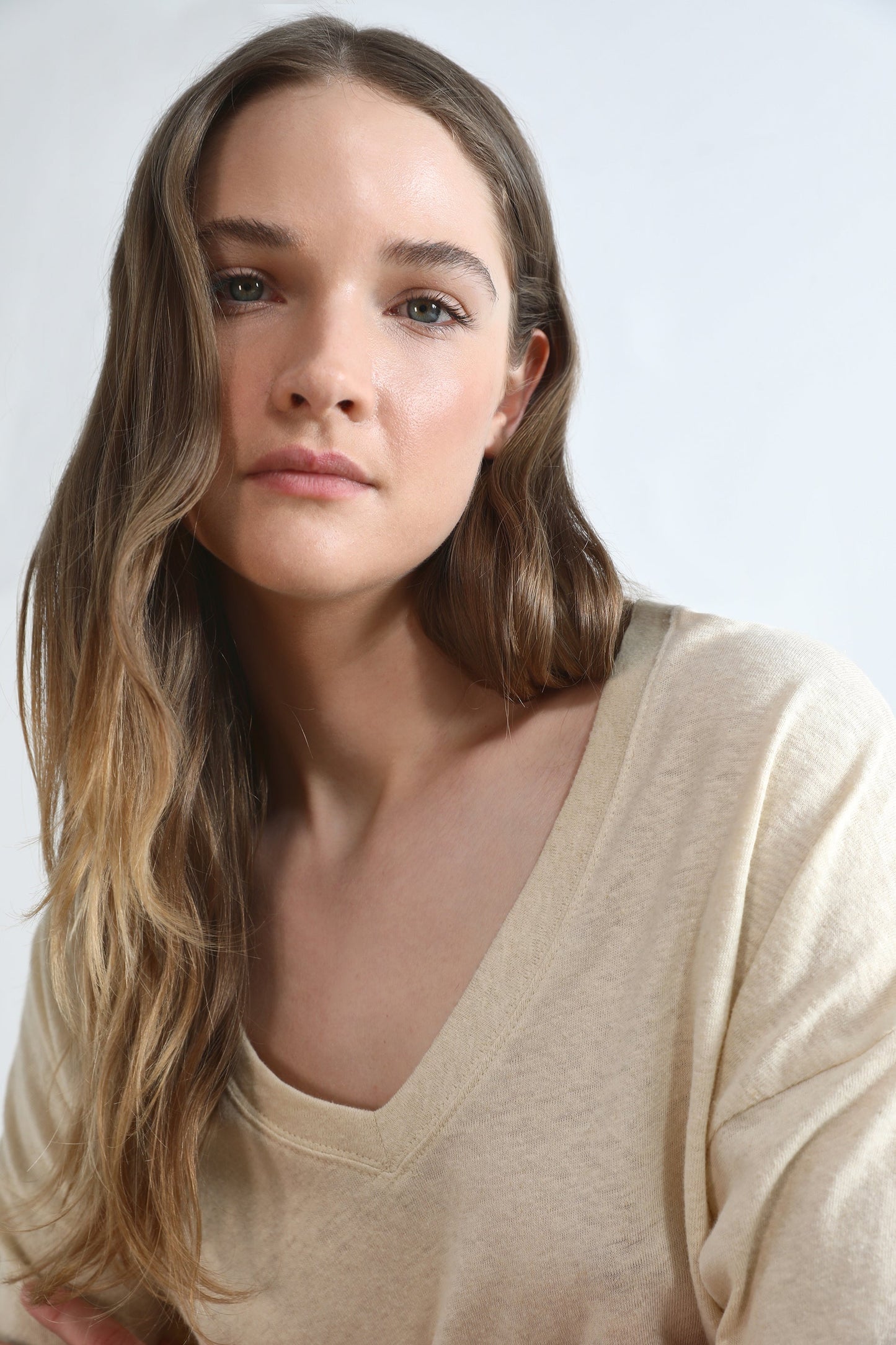 LONG SLEEVE LINEN T-SHIRT