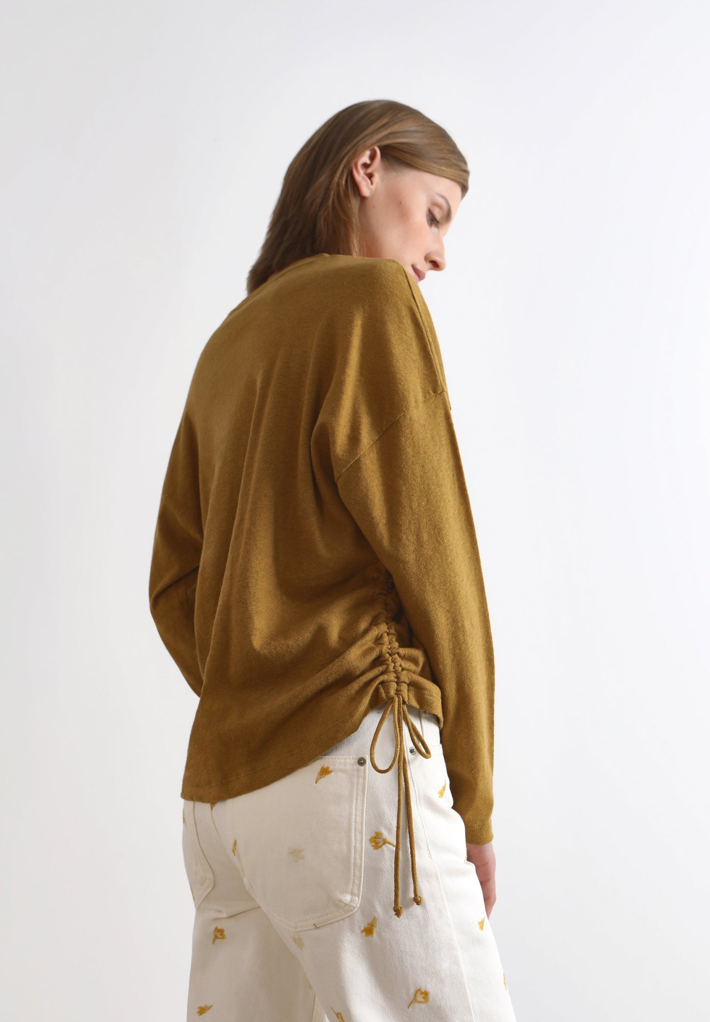 LONG SLEEVE LINEN T-SHIRT