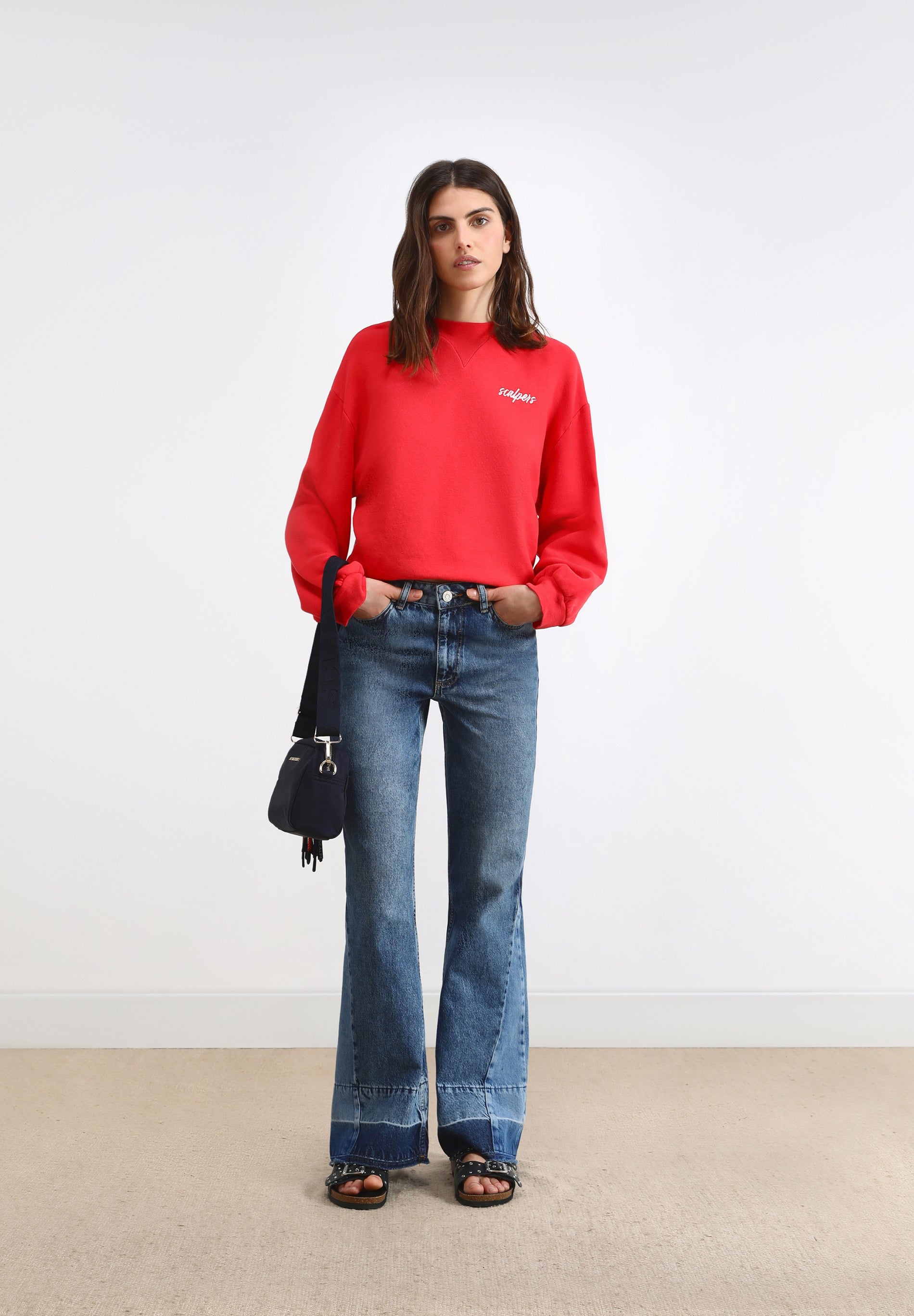 SWEATSHIRT WITH CHEST LOGO