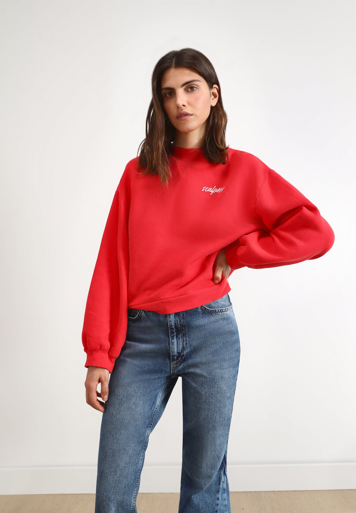 SWEATSHIRT WITH CHEST LOGO