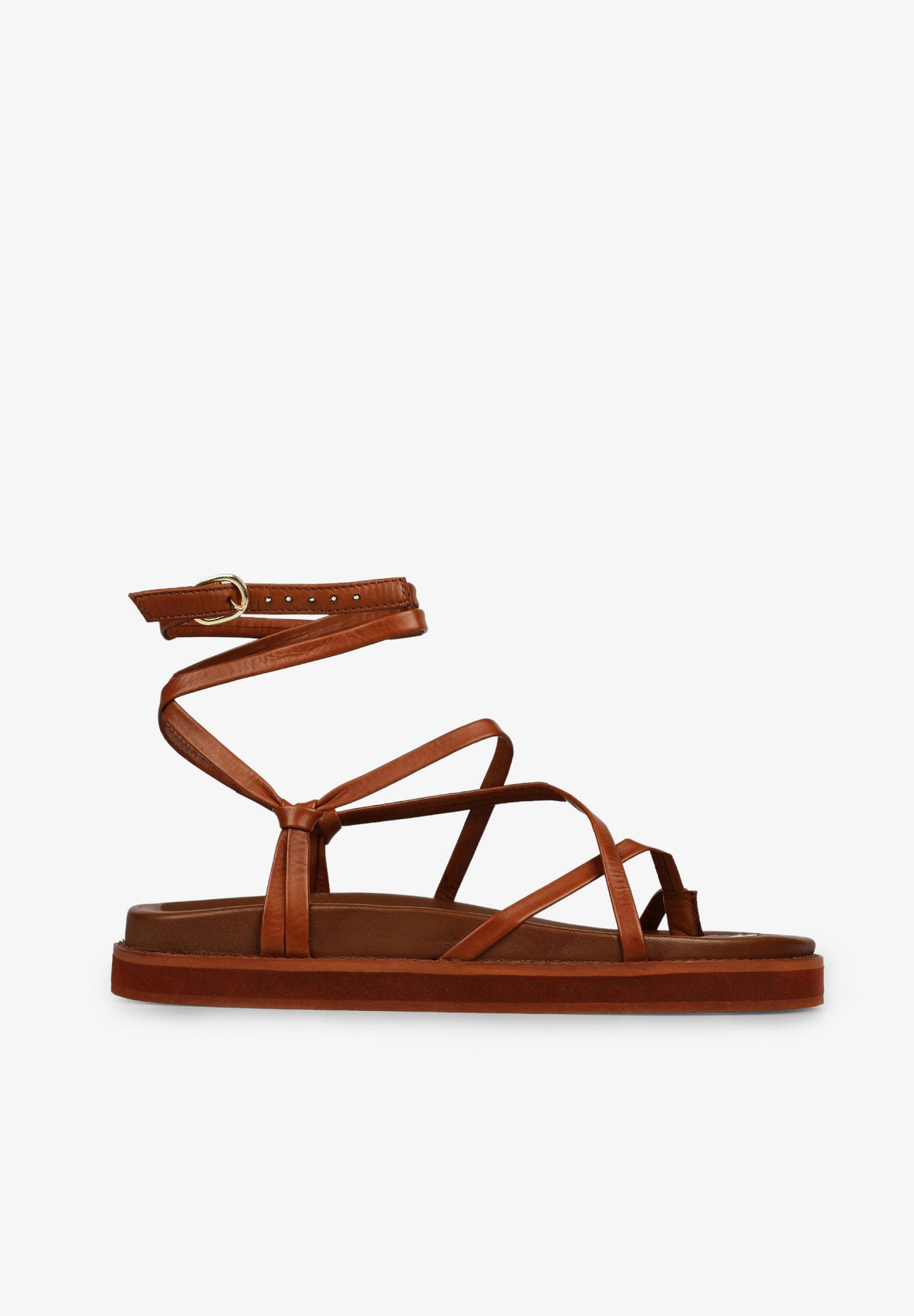 LEATHER SANDALS WITH STRAPS
