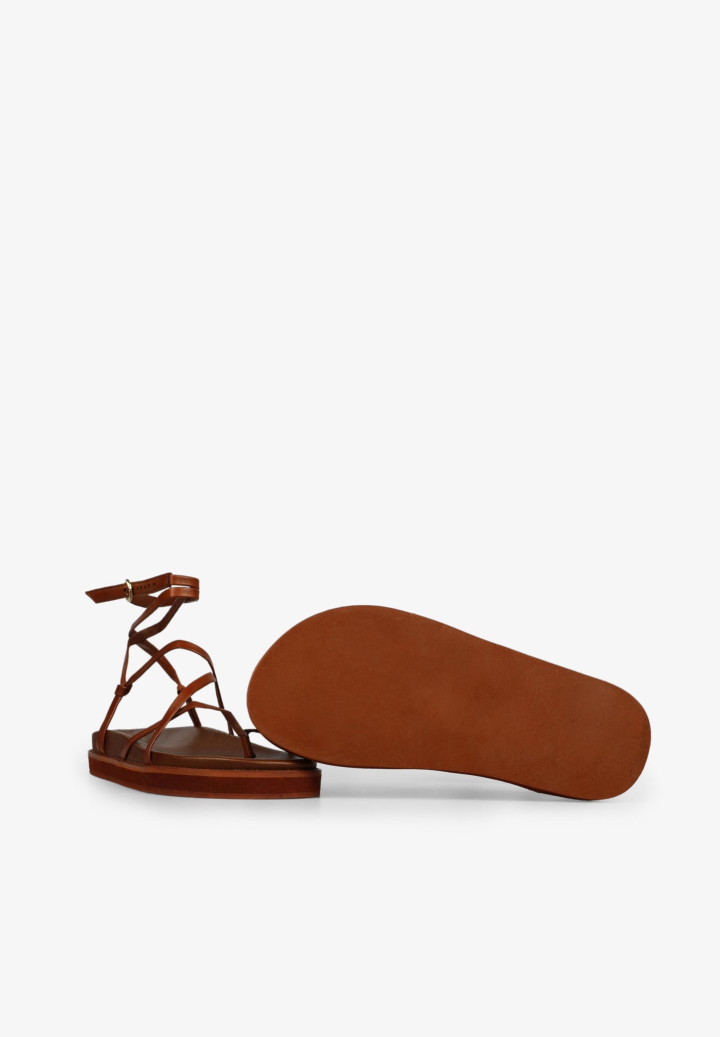 LEATHER SANDALS WITH STRAPS
