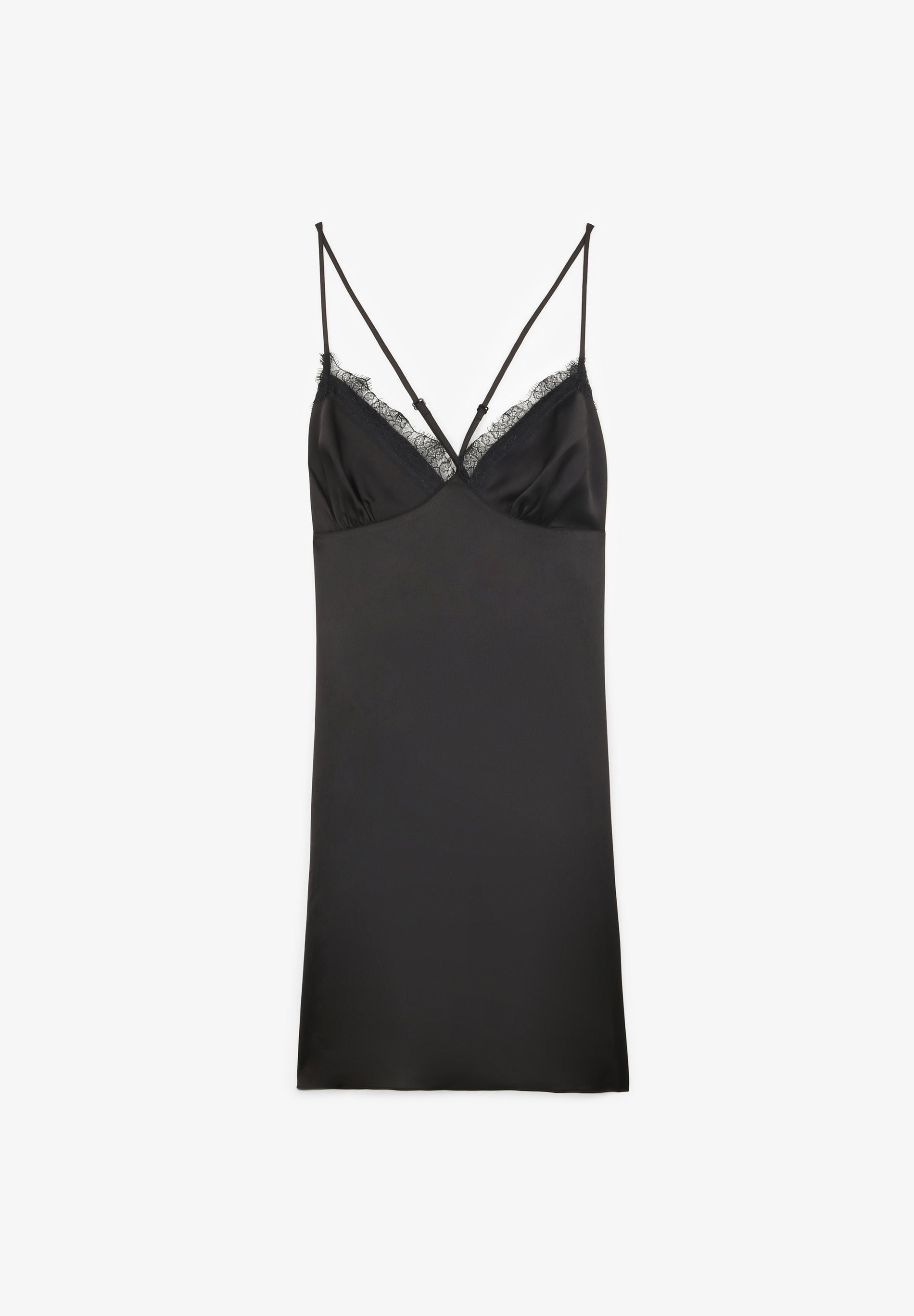 SHORT SATIN CAMISOLE