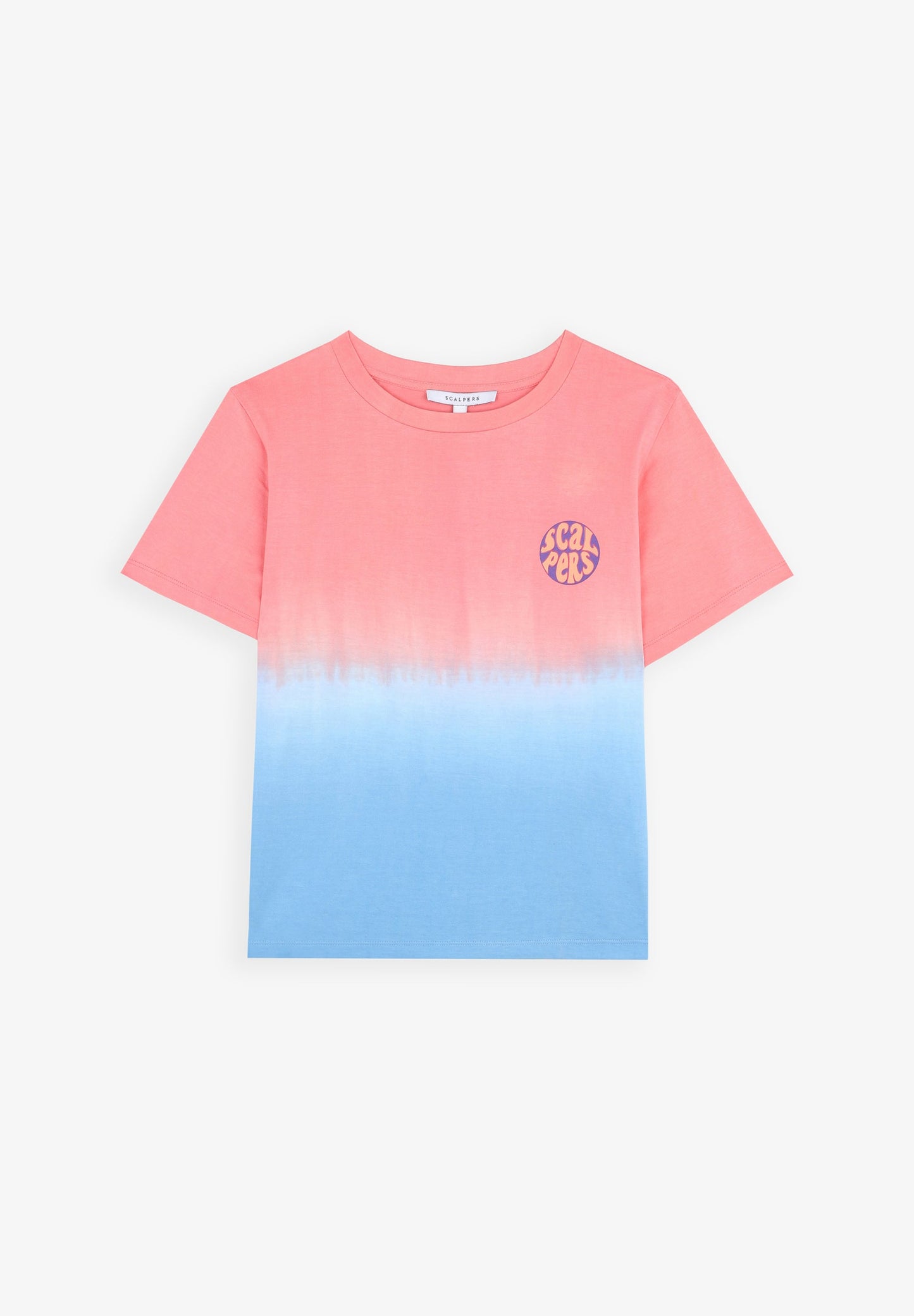 TWO-TONE T-SHIRT WITH LOGO