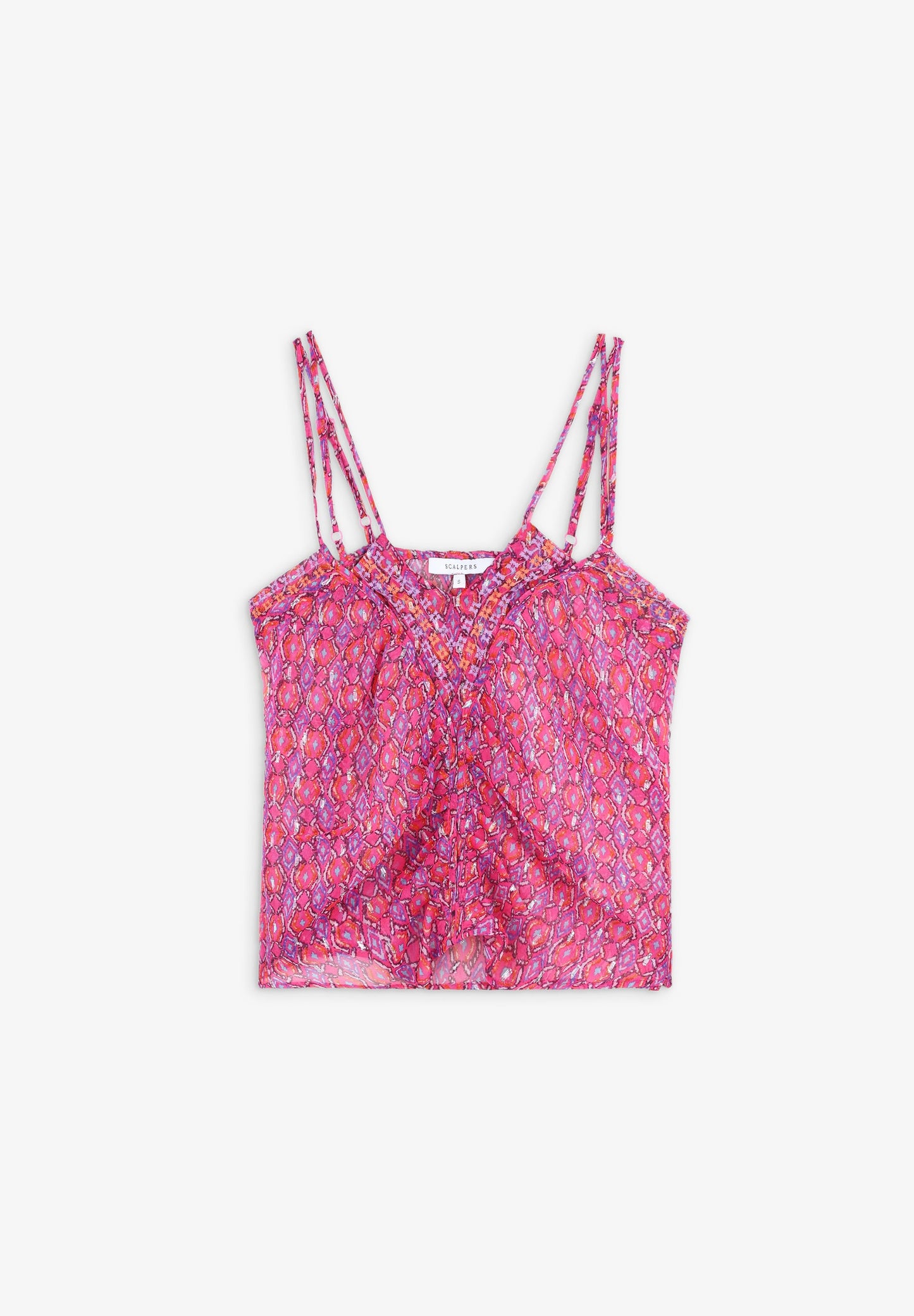 PRINT TOP WITH STRAPS