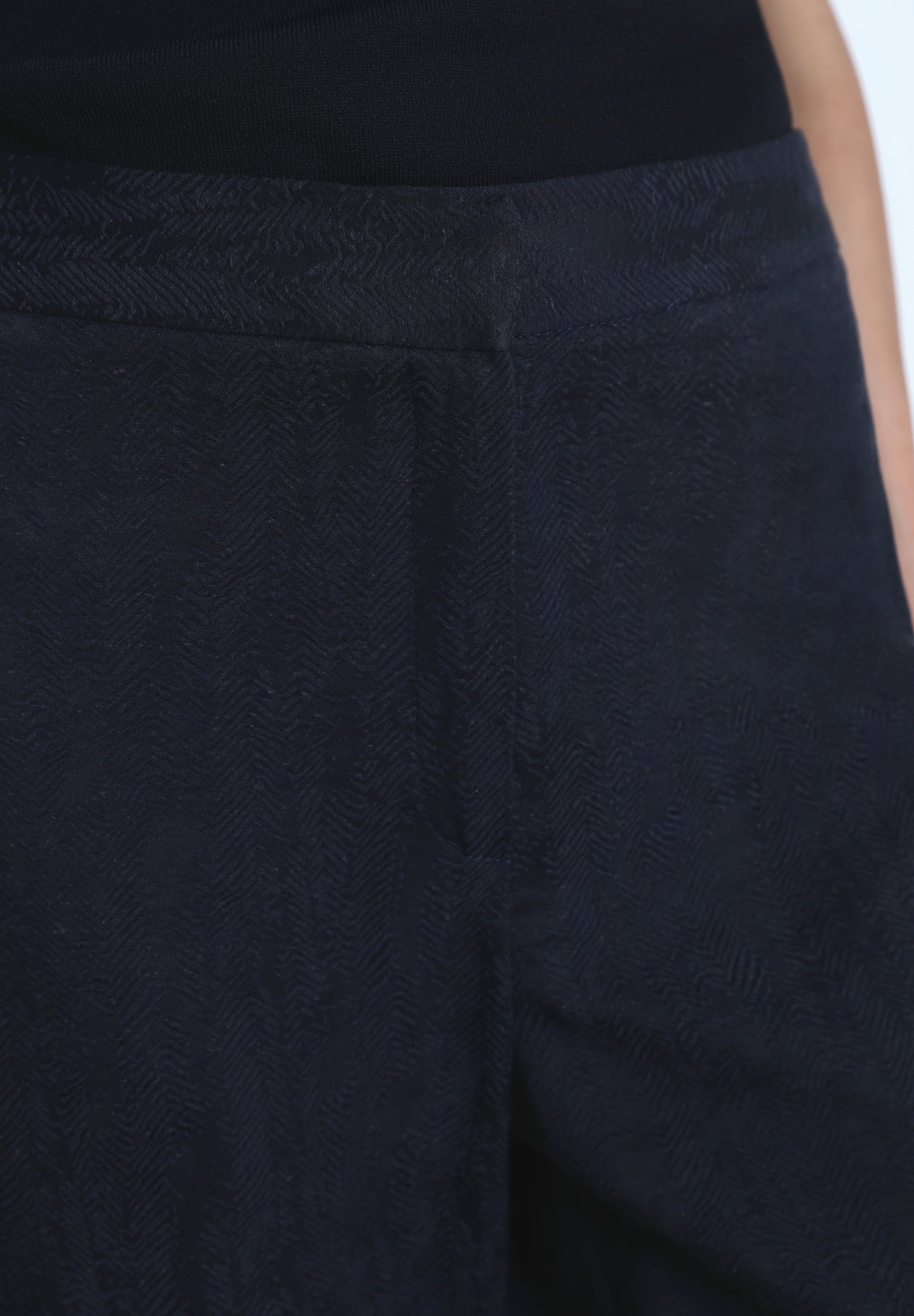 FLARED JACQUARD CULOTTES