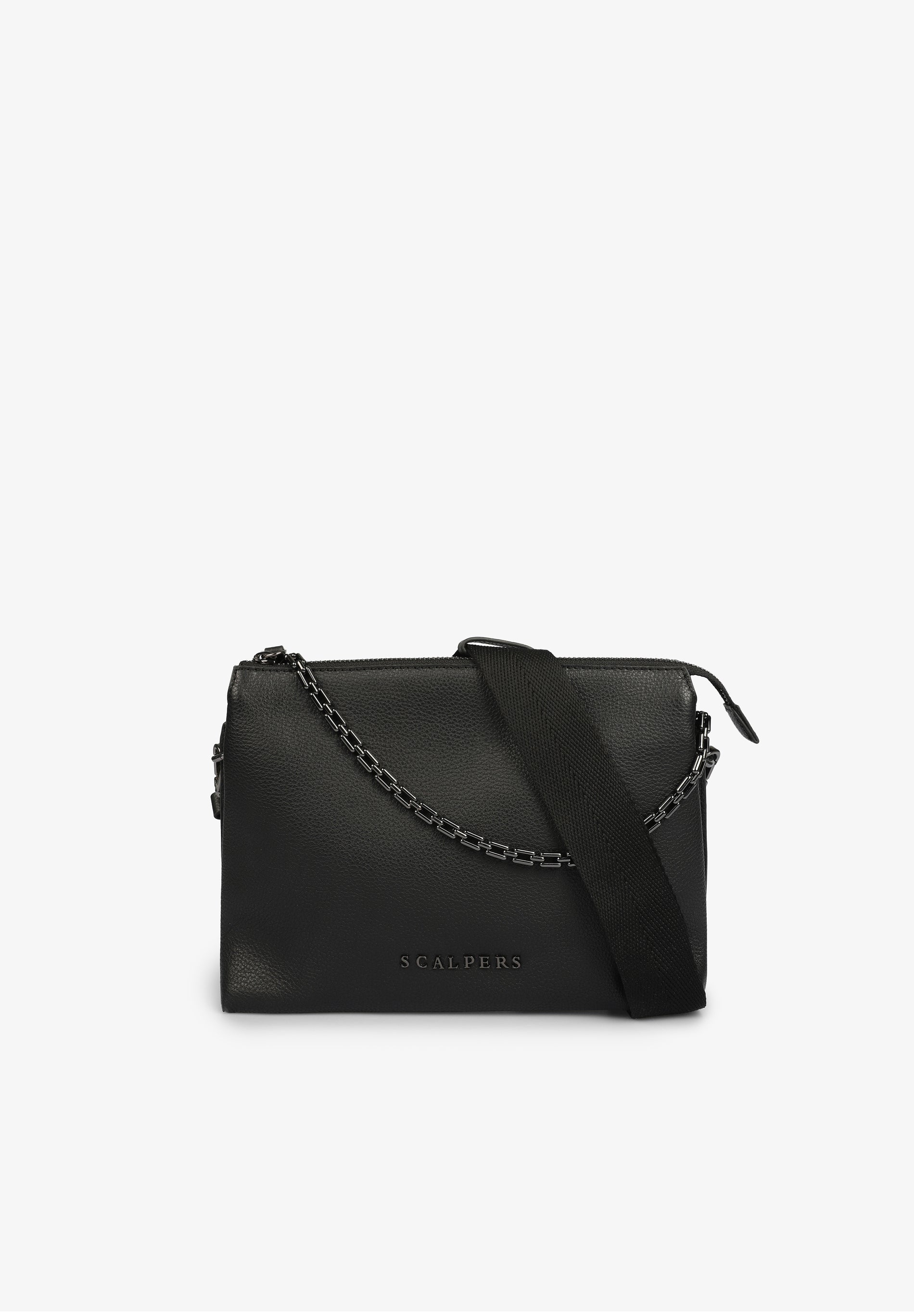 LEATHER BAG WITH CHAIN