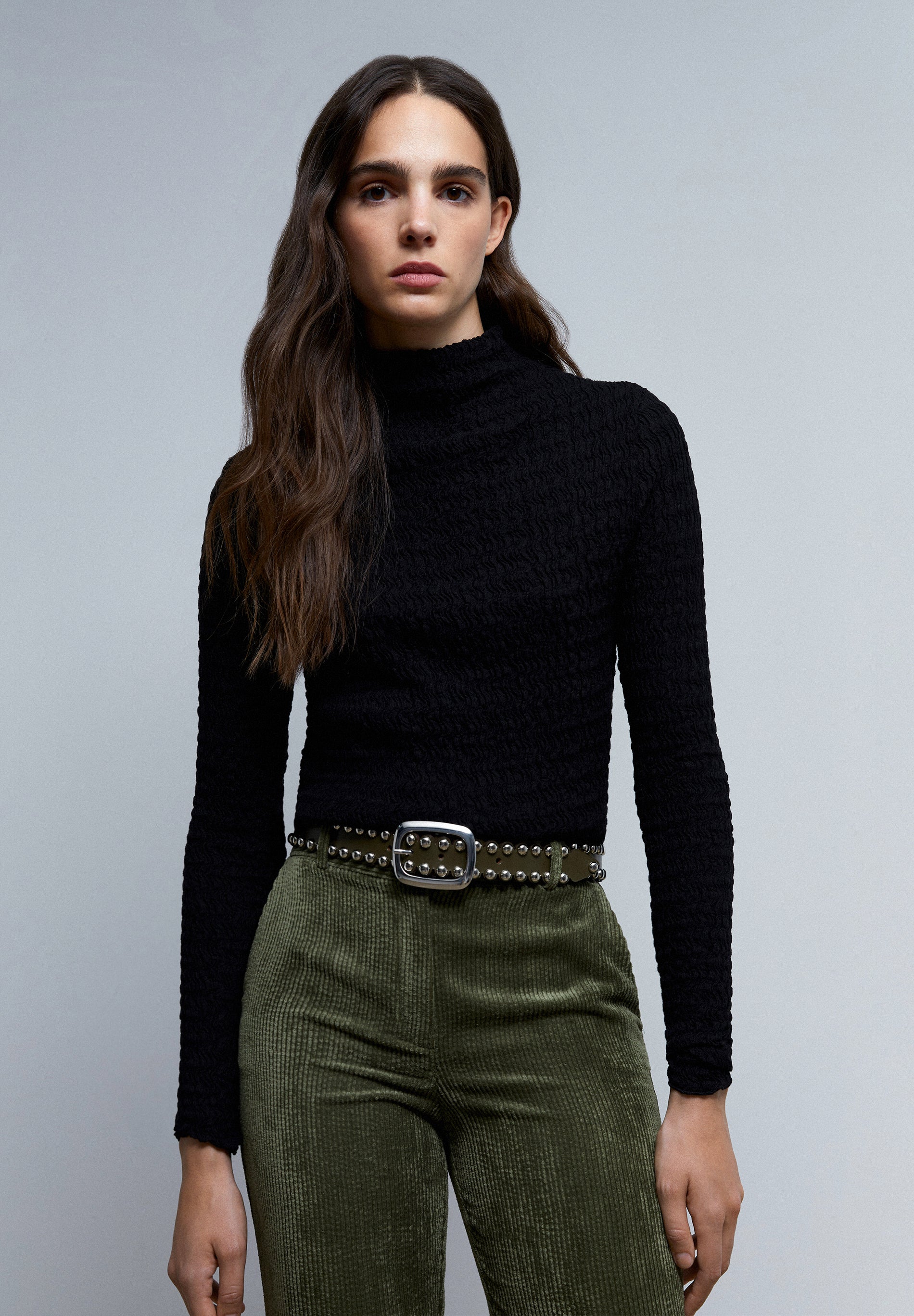 PERKINS TEXTURED T-SHIRT