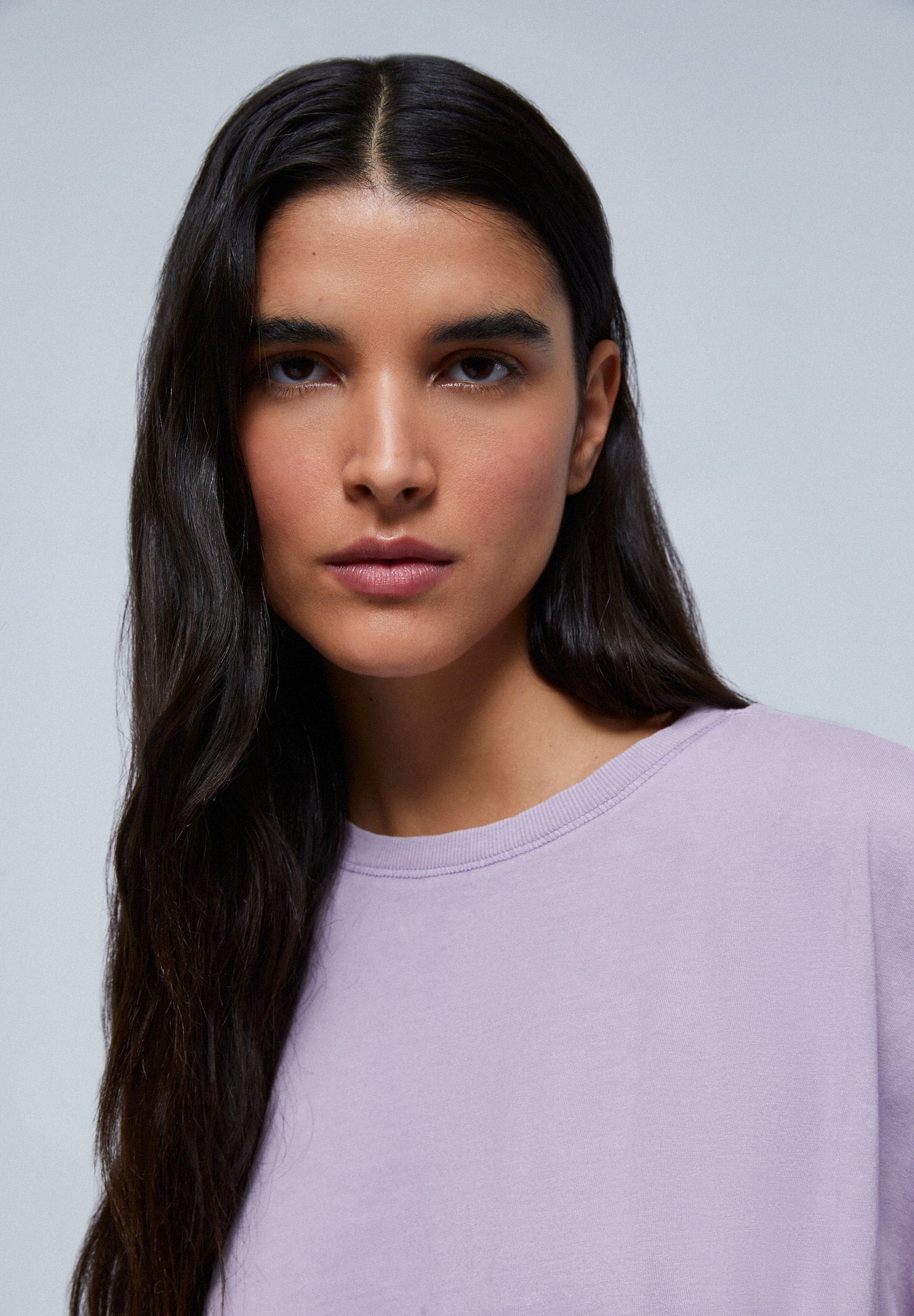 FADED T-SHIRT WITH SIDE PLEAT