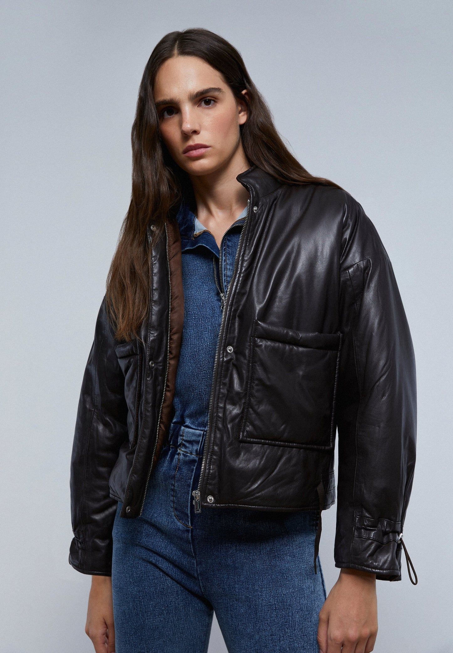 QUILTED LEATHER JACKET