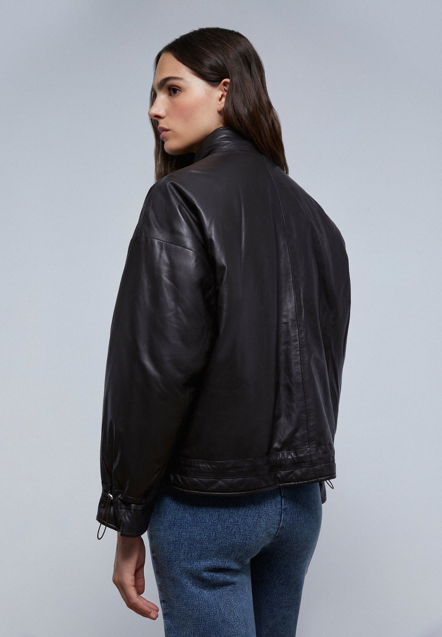 QUILTED LEATHER JACKET