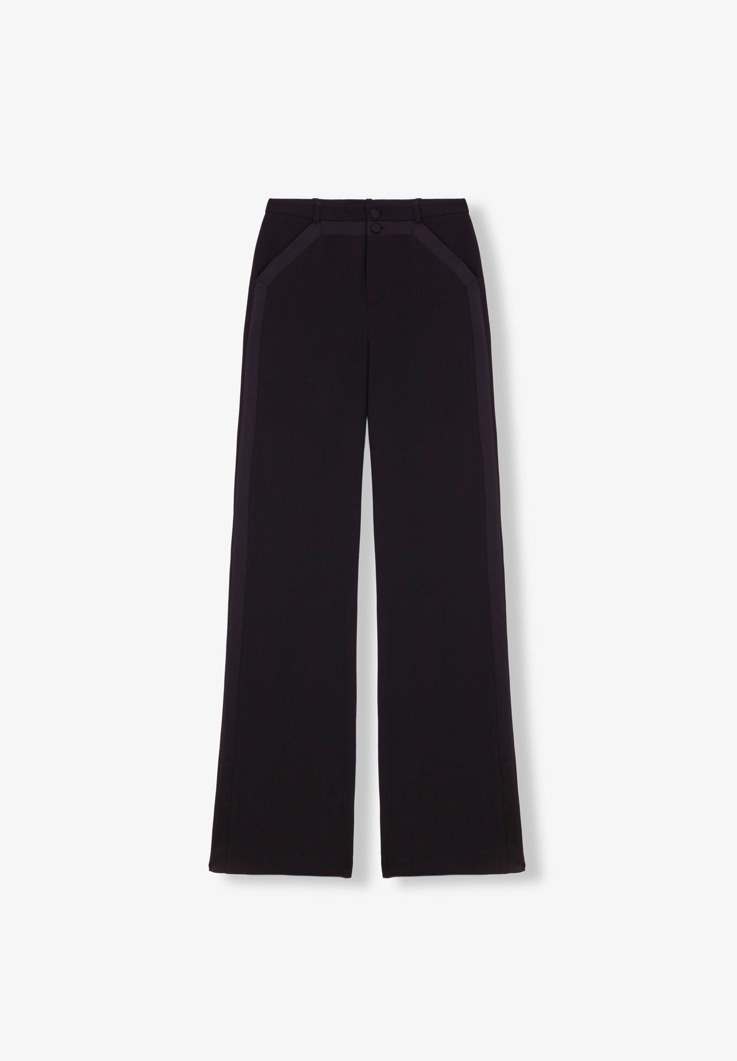 WIDE LEG TUXEDO-STYLE TROUSERS